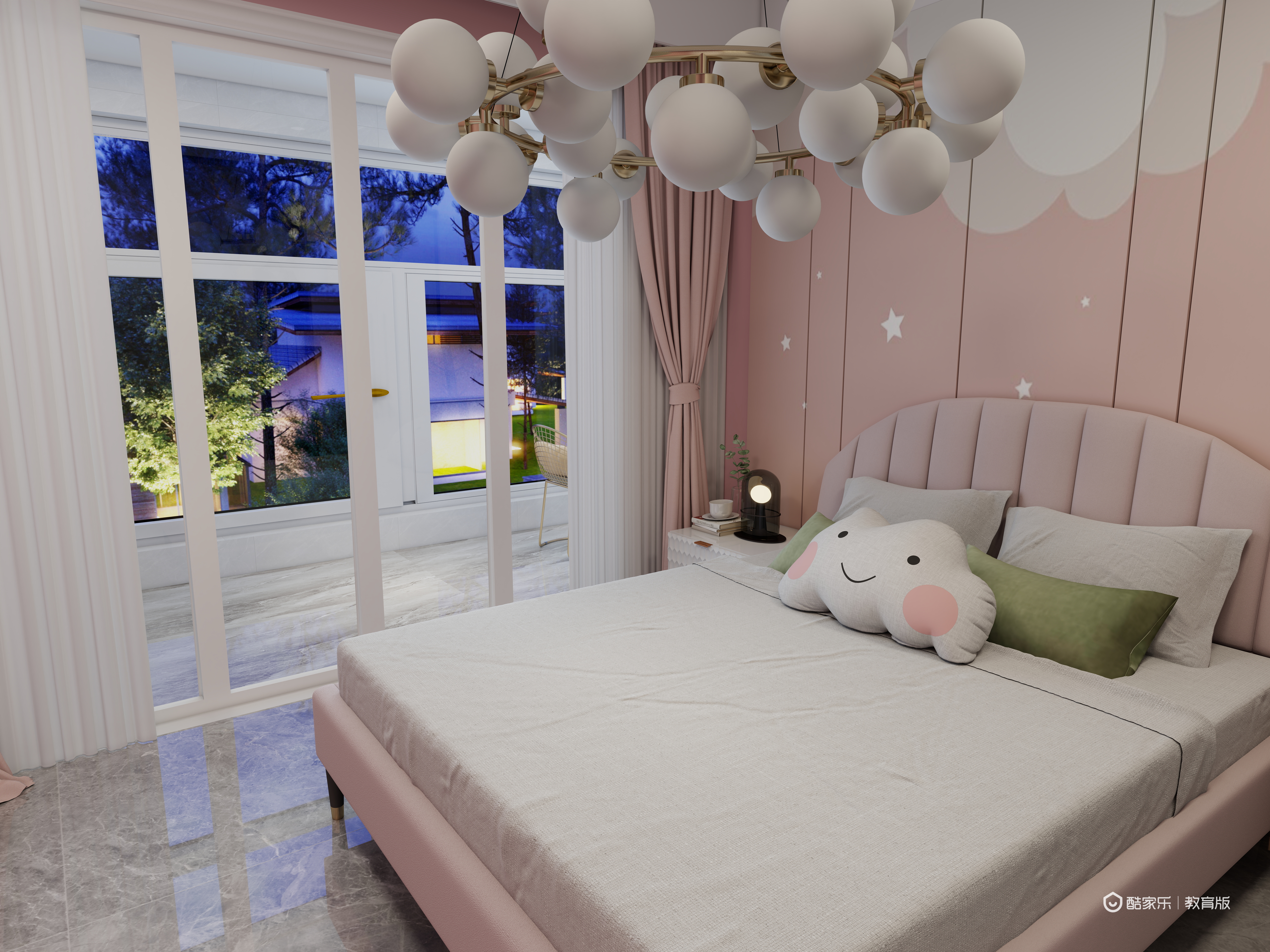 陈哲guJj-湖州职业技术学院—陈哲一层次卧装修效果图第2张