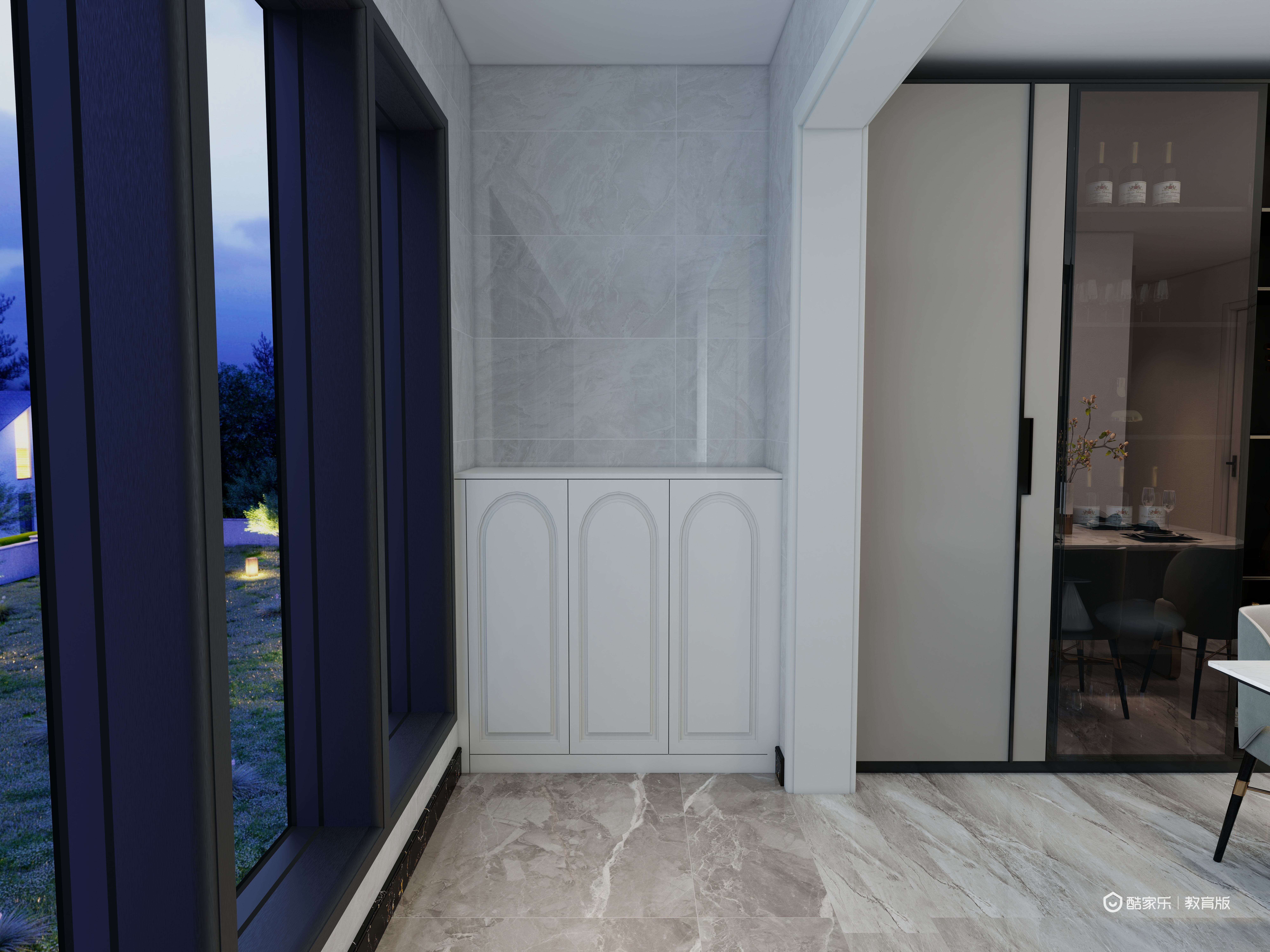 陈哲guJj-湖州职业技术学院—陈哲一层生活阳台装修效果图第1张