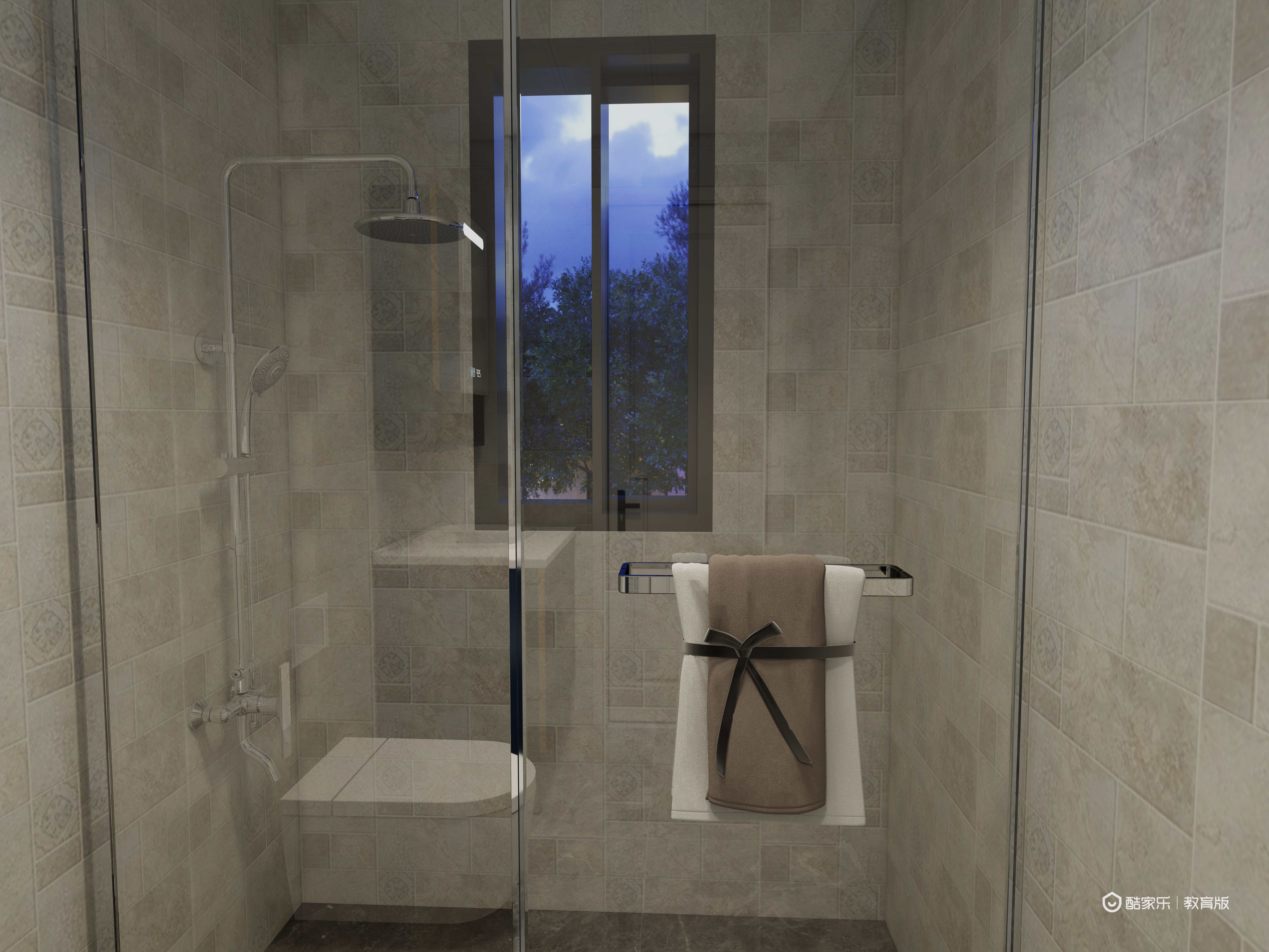 陈哲guJj-湖州职业技术学院—陈哲一层次卫装修效果图第2张