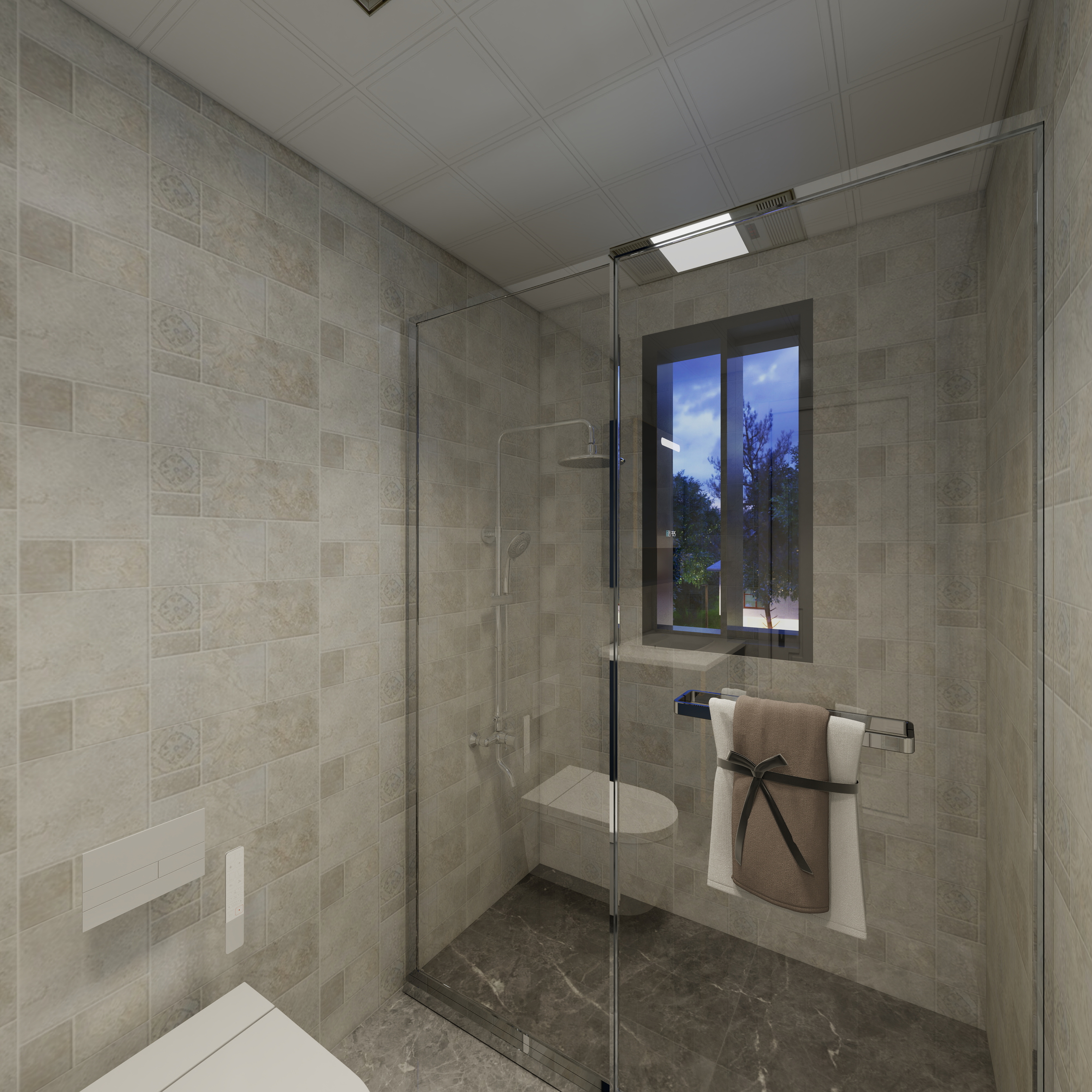 陈哲guJj-湖州职业技术学院—陈哲一层次卫装修效果图第3张