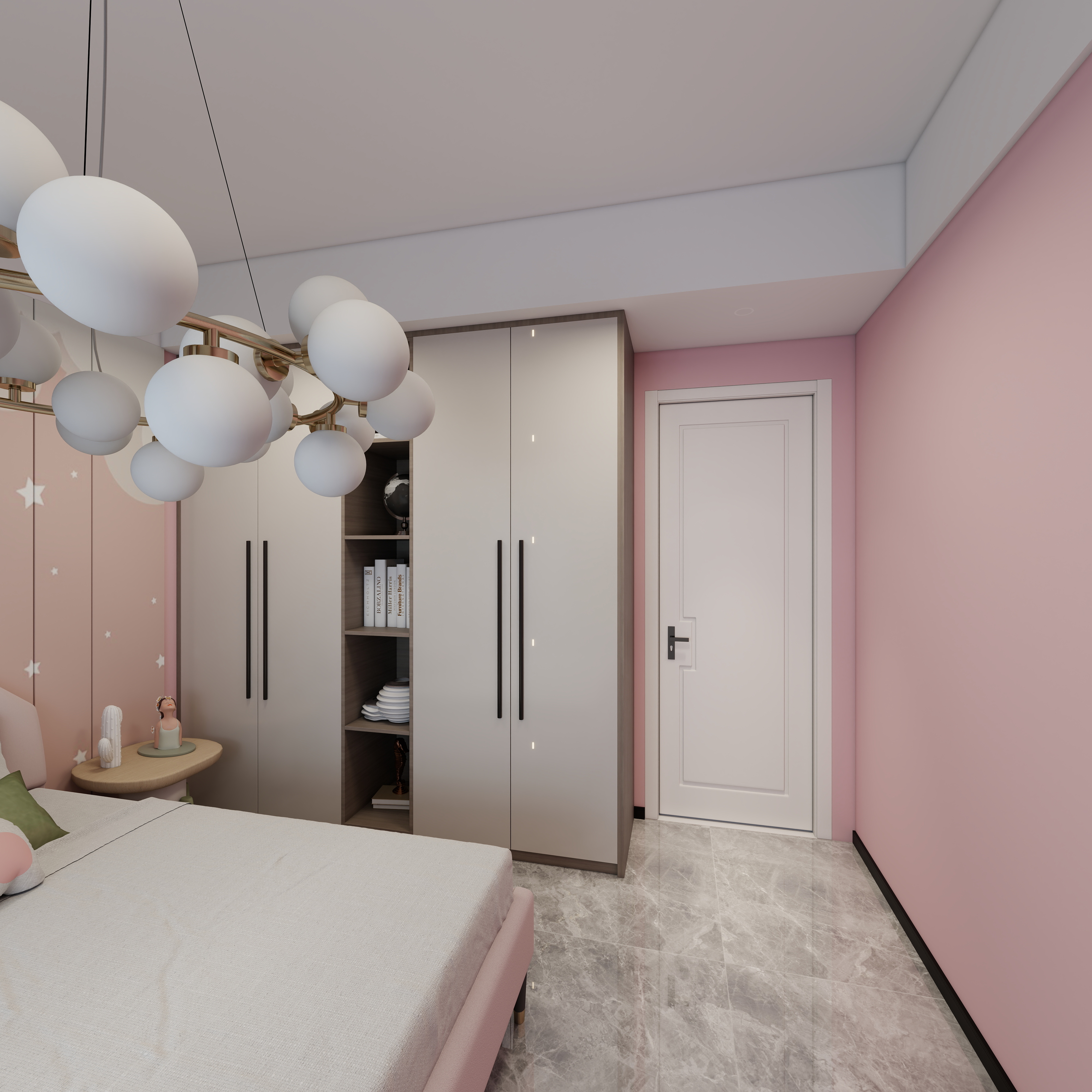 陈哲guJj-湖州职业技术学院—陈哲一层次卧装修效果图第3张