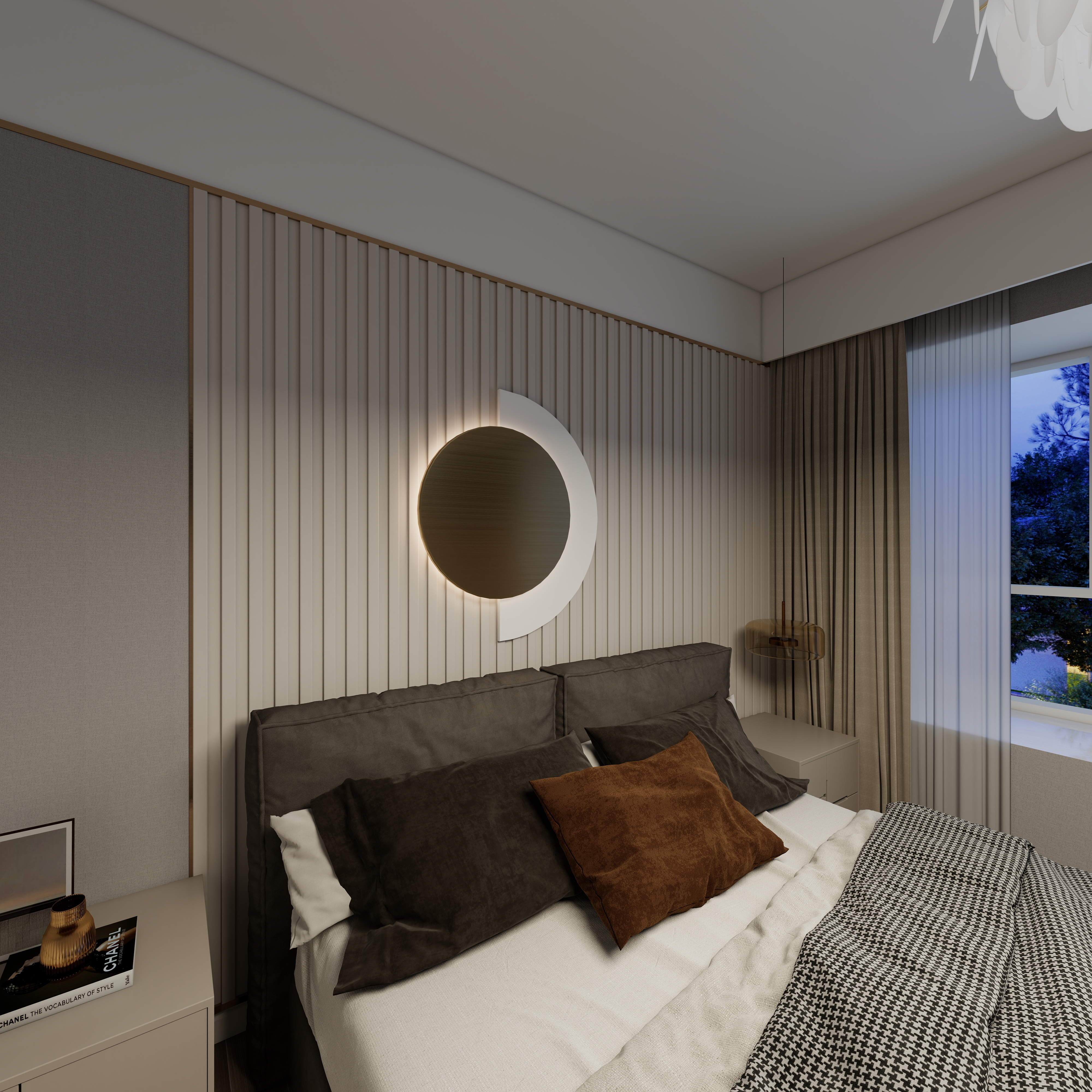 陈哲guJj-湖州职业技术学院—陈哲一层主卧装修效果图第3张