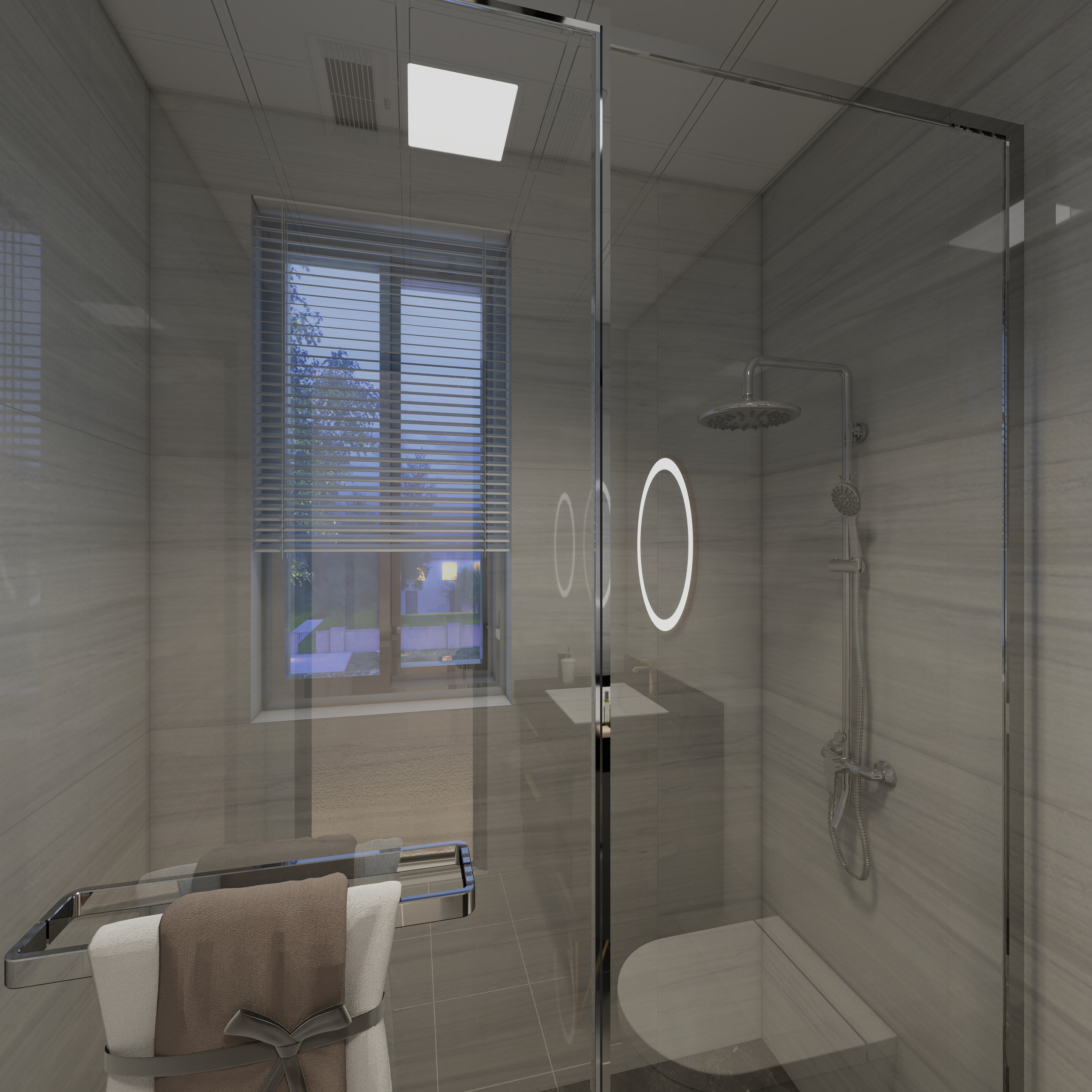 陈哲guJj-湖州职业技术学院—陈哲一层次卫装修效果图第3张