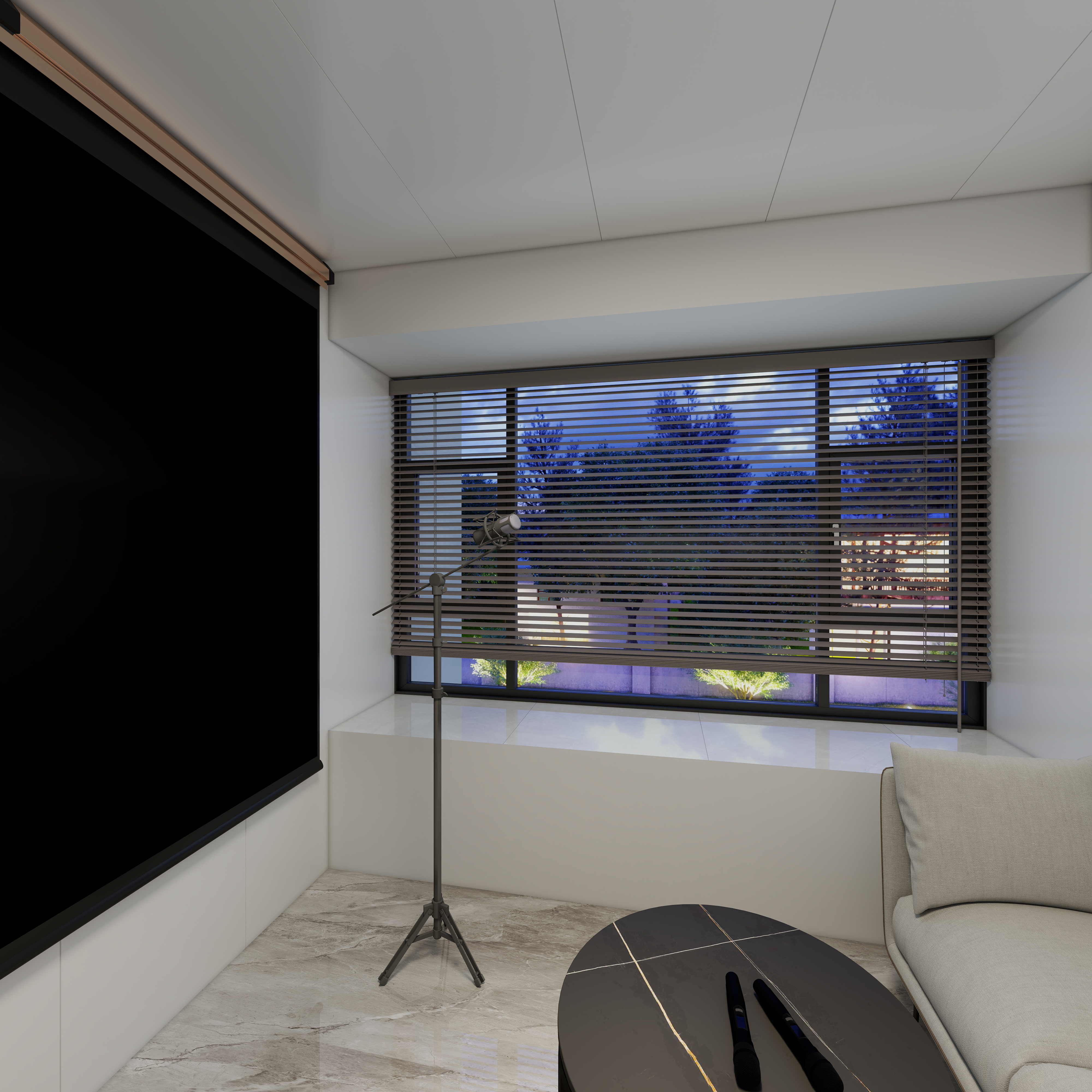 陈哲guJj-湖州职业技术学院—陈哲一层影视间装修效果图第3张