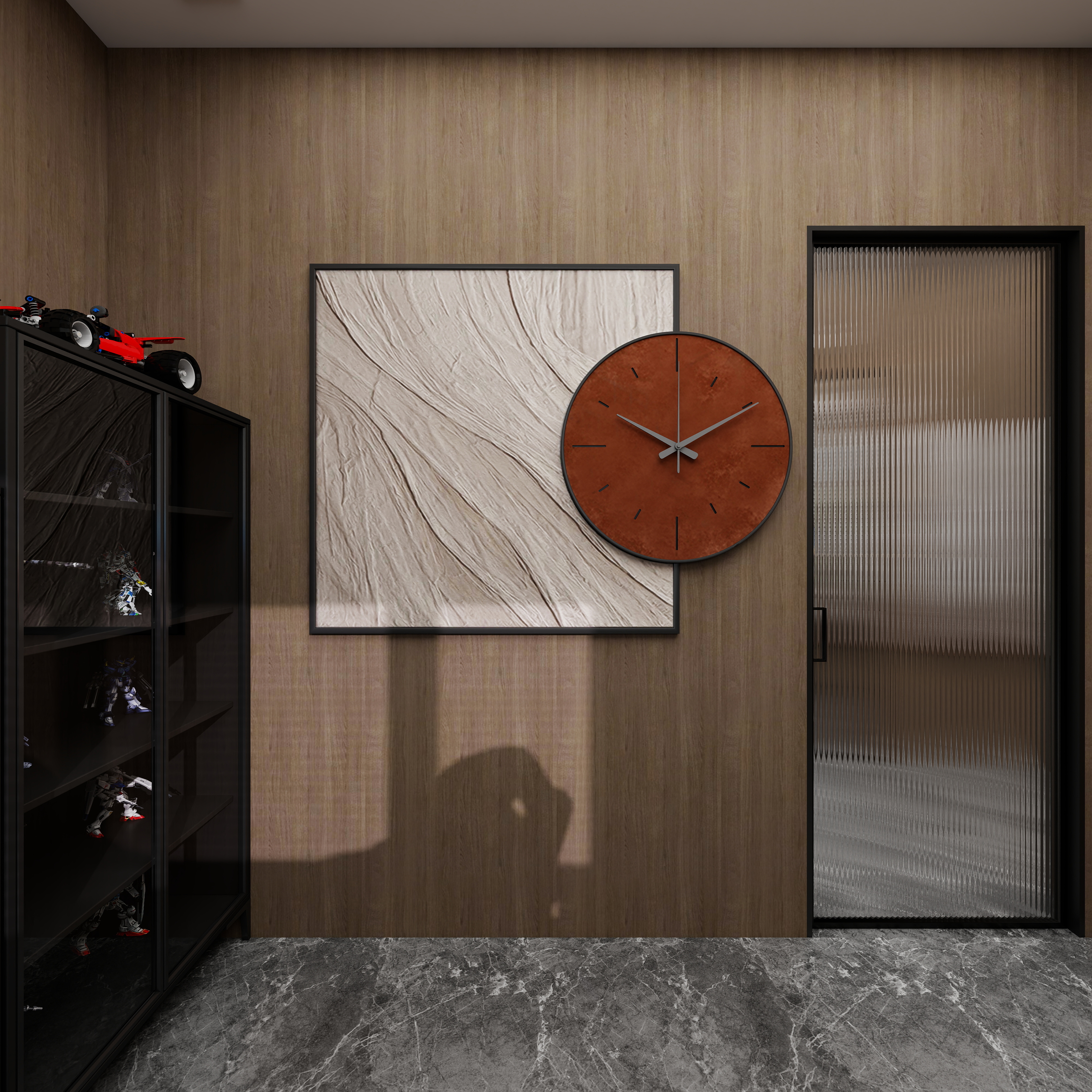 董杰xxaM-石间絮语一层书房装修效果图第3张