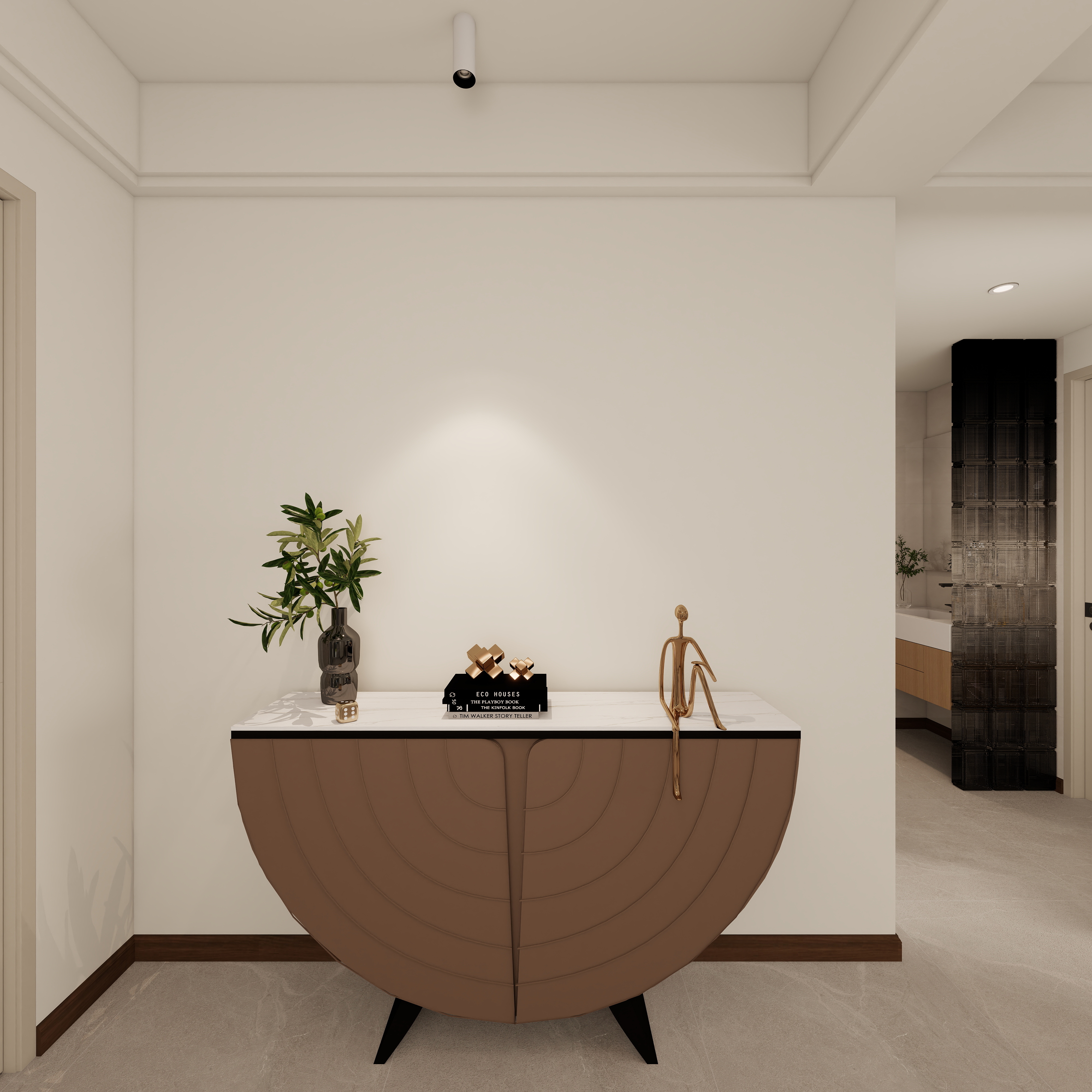 设计师-郭璇-邓家角村(自建别墅)二层客餐厅装修效果图第5张