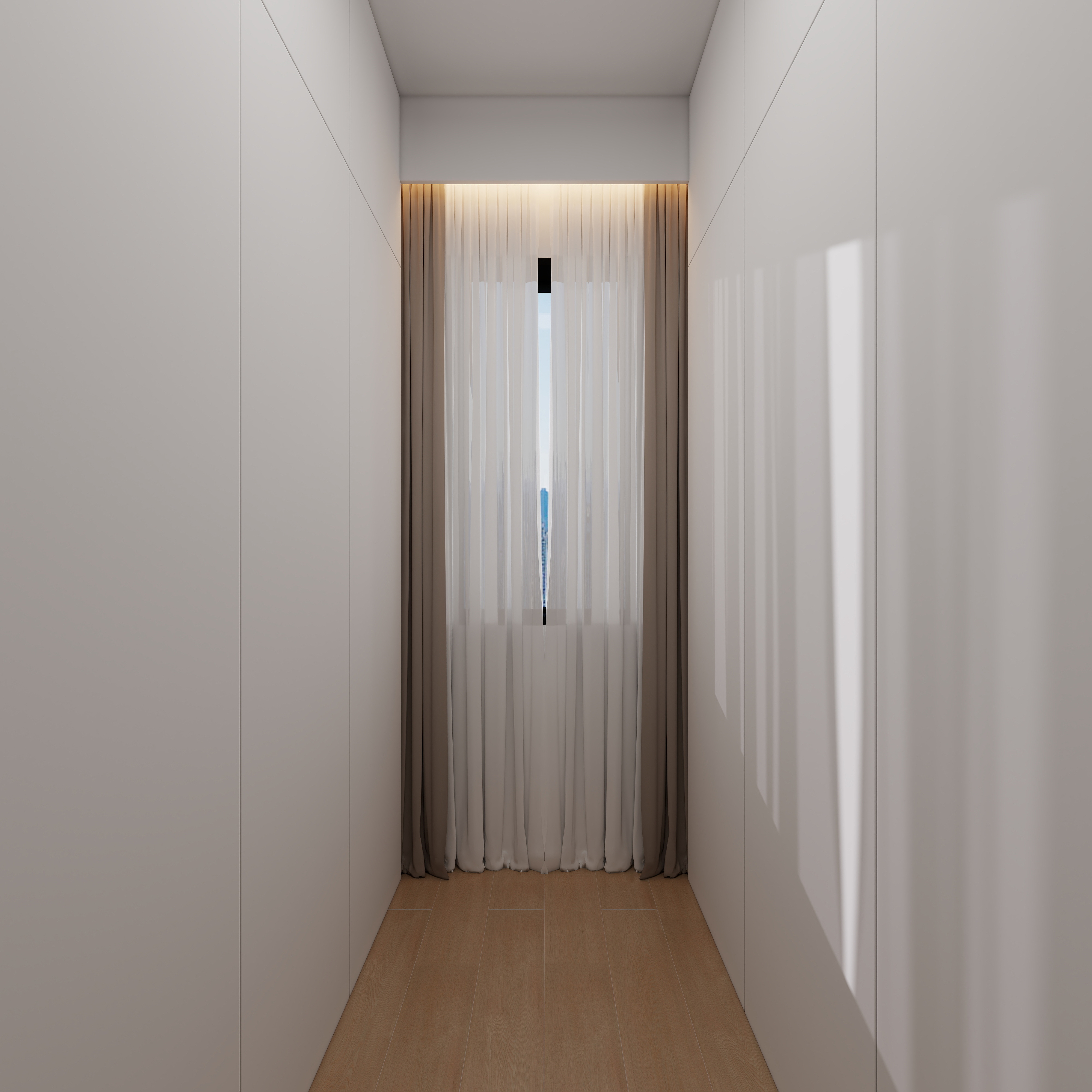 设计师丨胡月平-原木风107㎡3室一层储物间装修效果图第3张