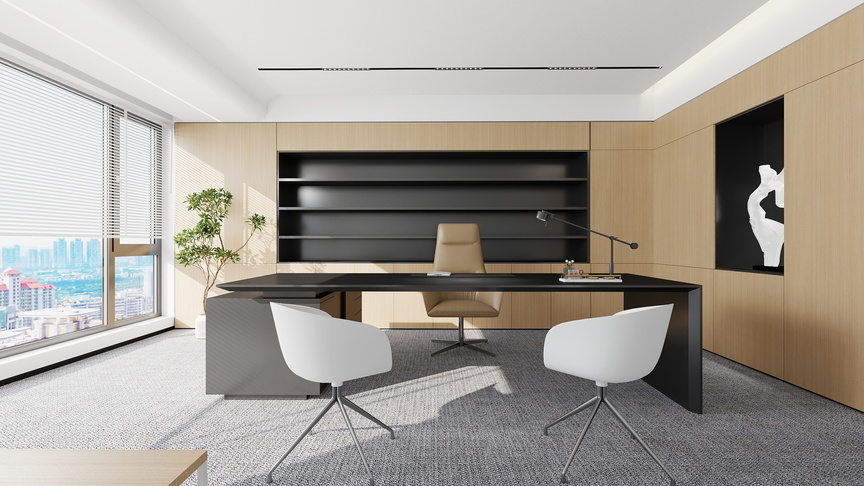 赵国壮-经理办公室装修效果图