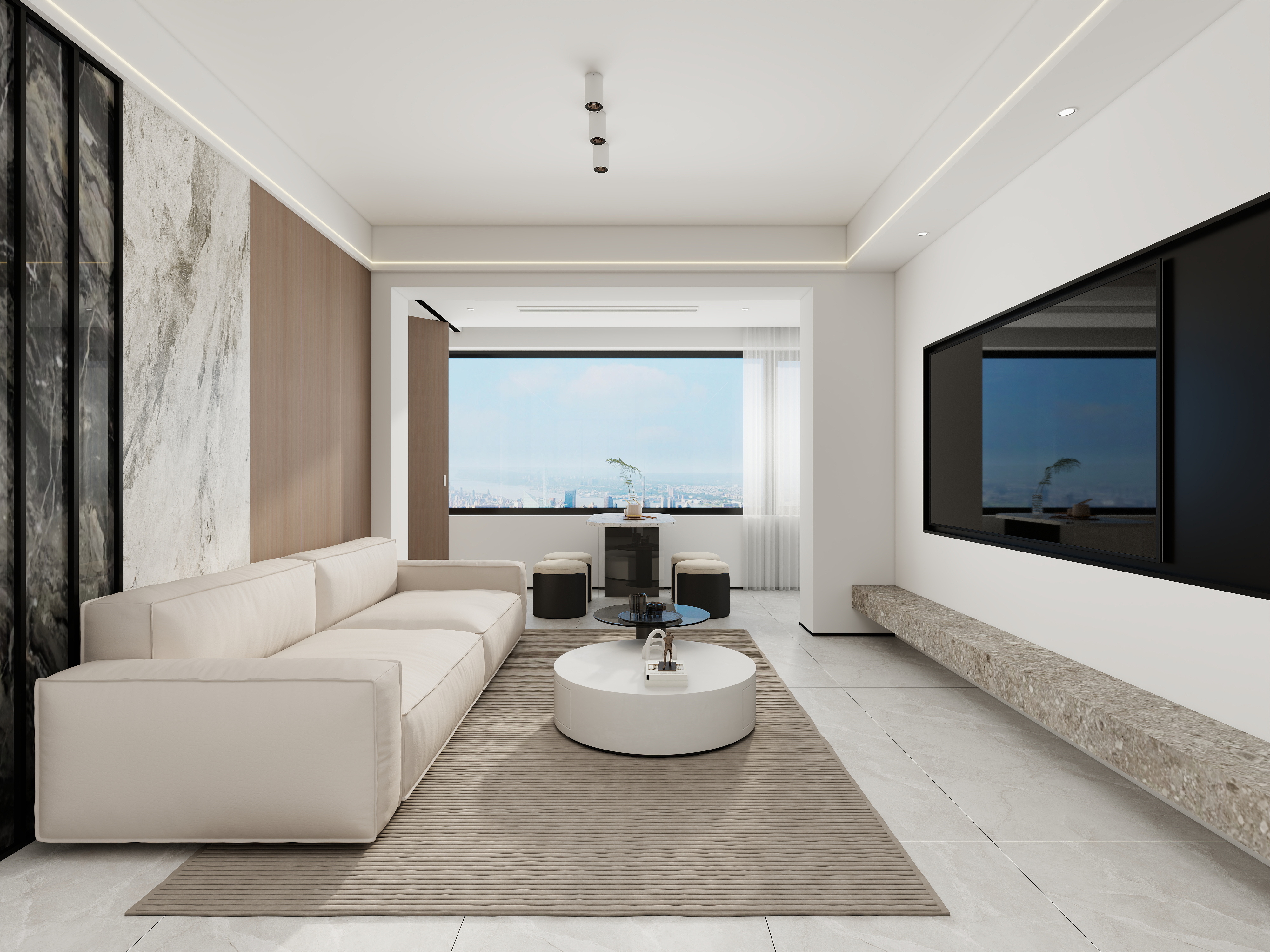 ergrth-小区房110㎡3室装修效果图