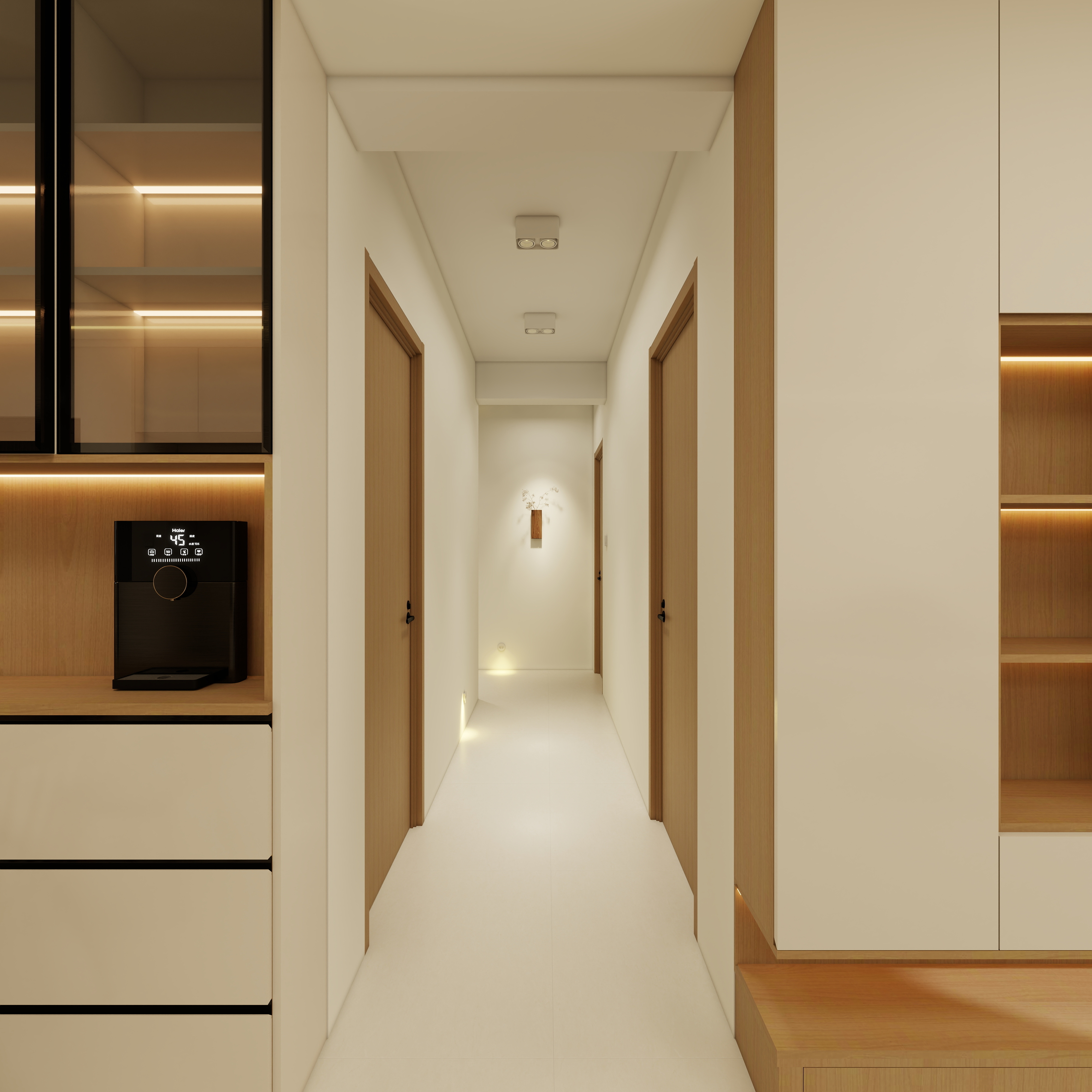 500一套_韩昊霖-南昌前湖揽境一层客餐厅装修效果图第3张