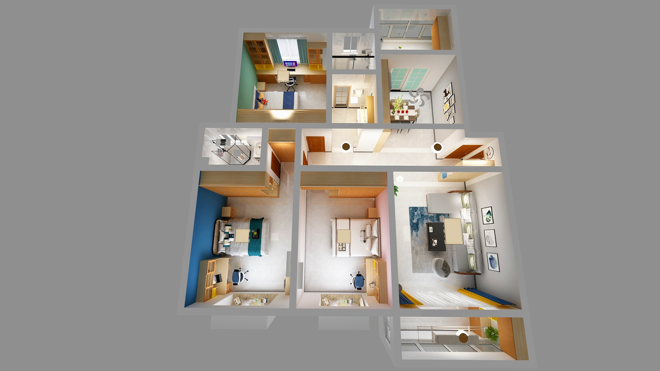 万里云2699-新闻花园17号楼-装修设计方案