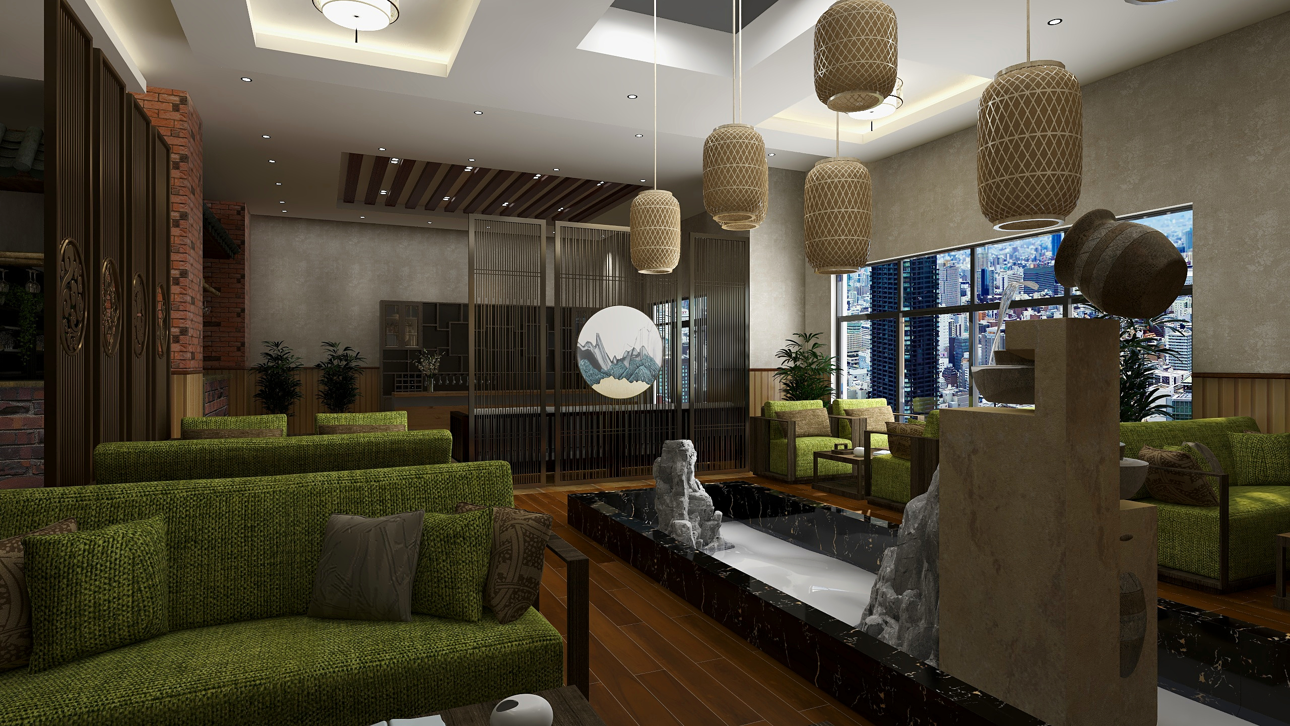 顾衡装饰-龙湖美岸茶楼-副本-装修设计方案