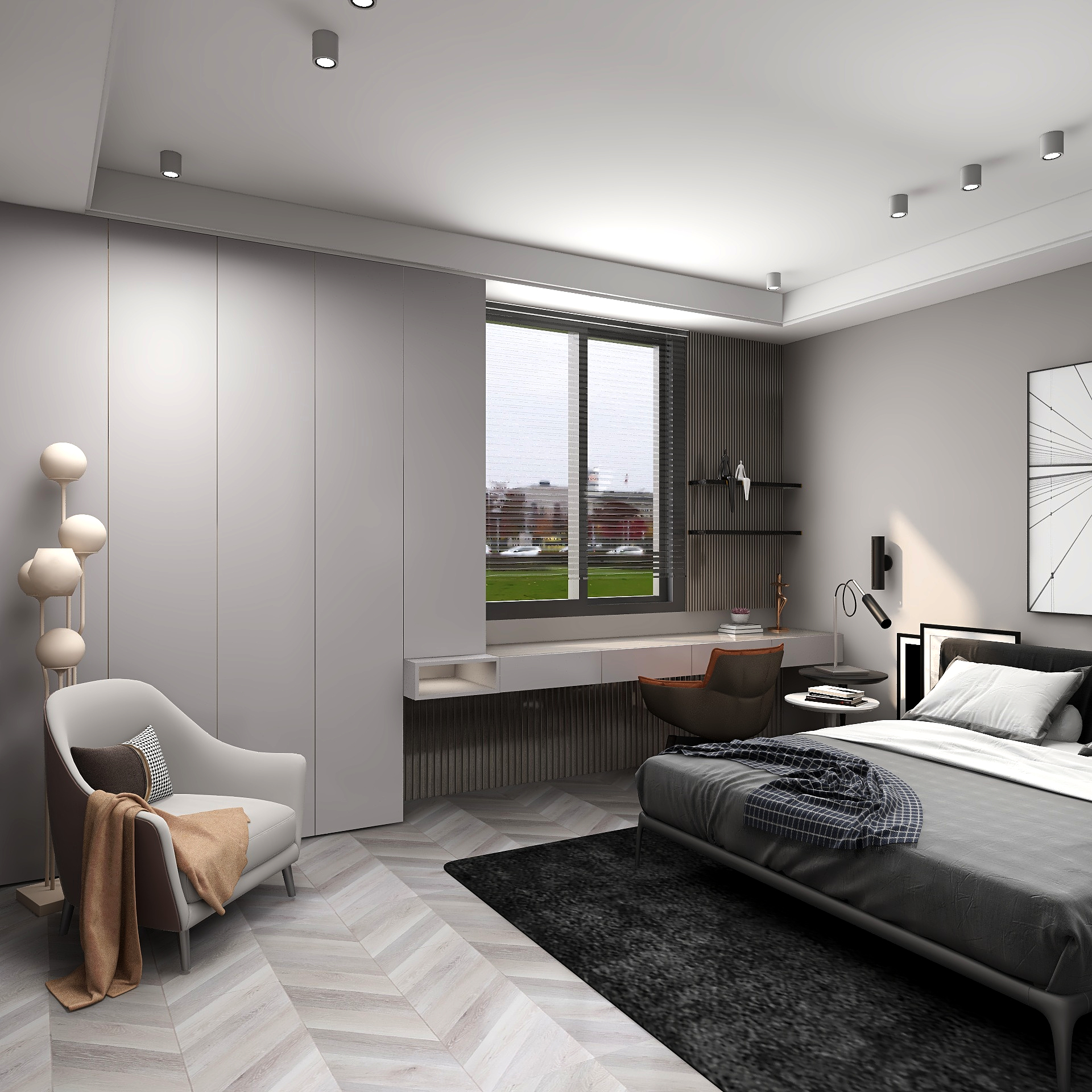 FrankNxCz-极简卧室（木作设计）-装修设计方案