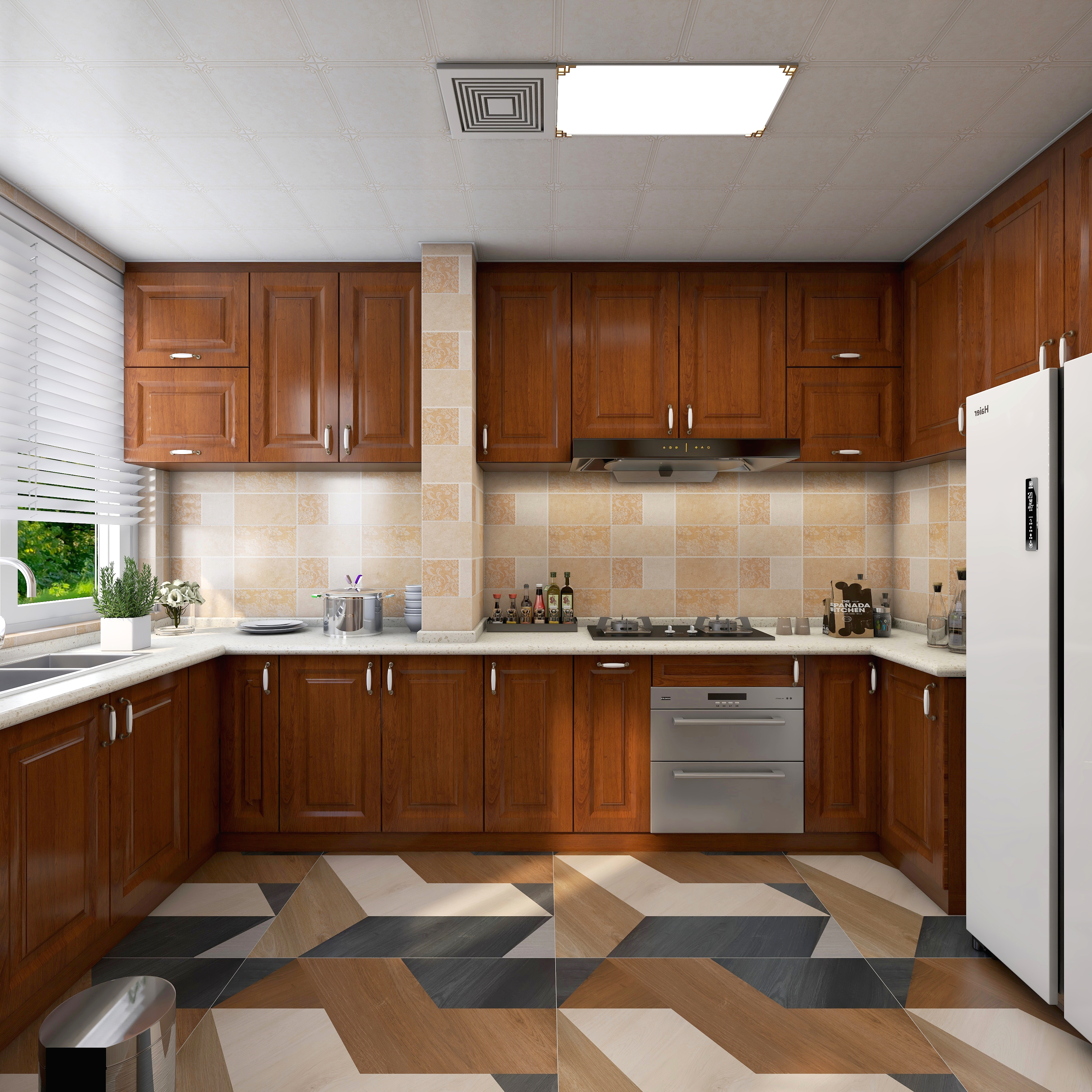 夏青-相约美式装修效果图