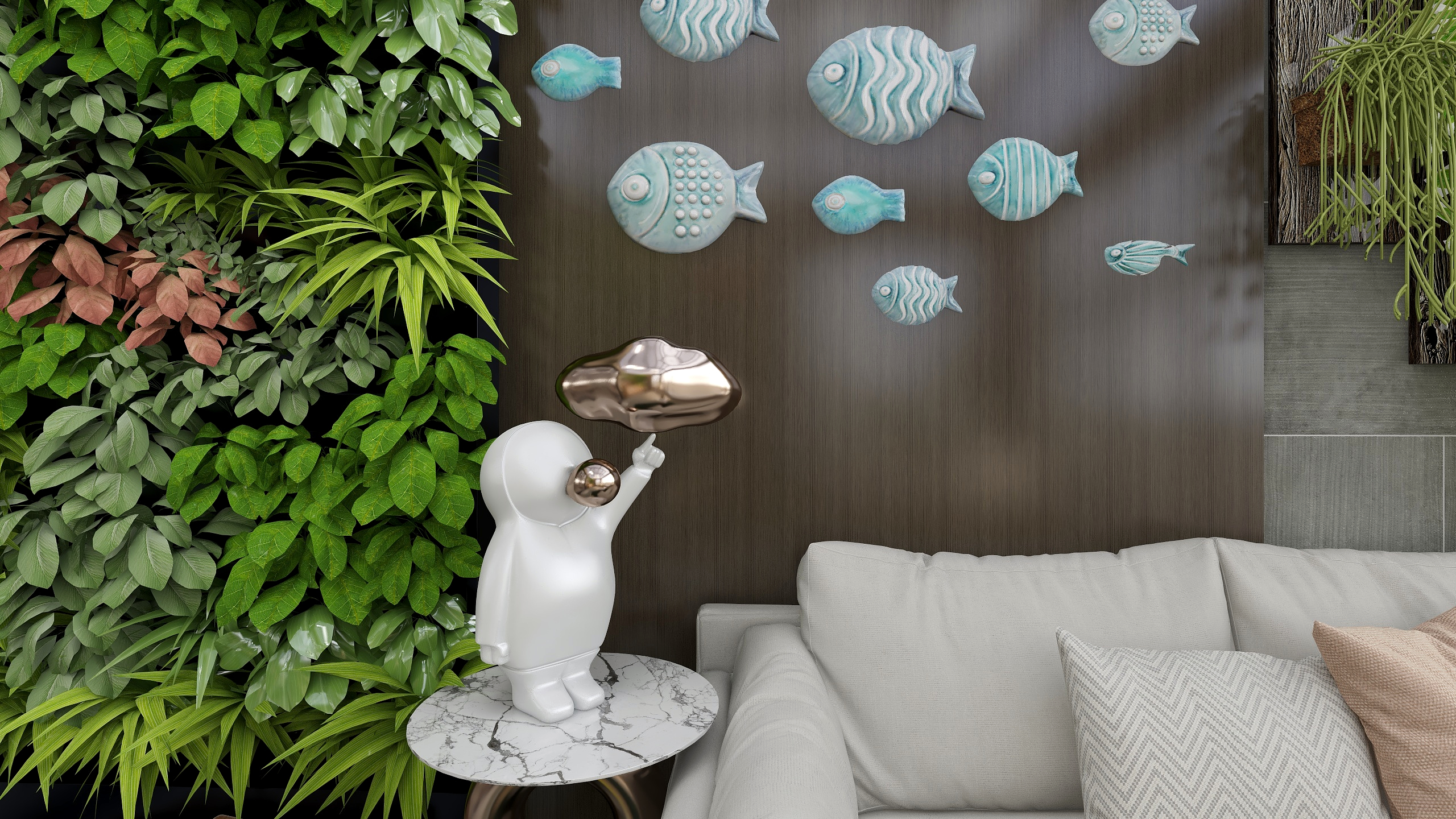 刘月-美式别墅二层露台（无顶）装修效果图第3张