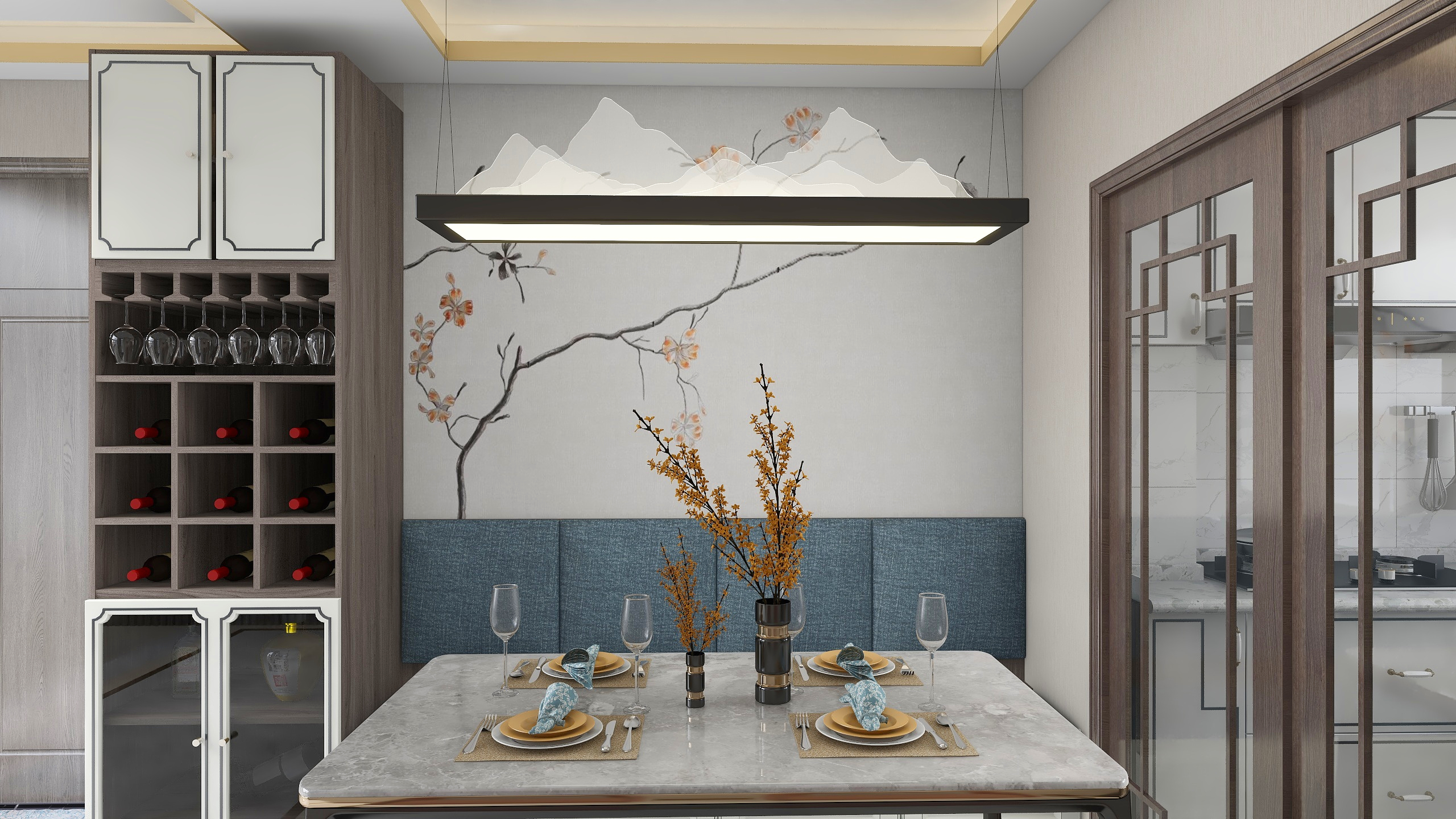 常想一二不思八九-福祥花园装修效果图