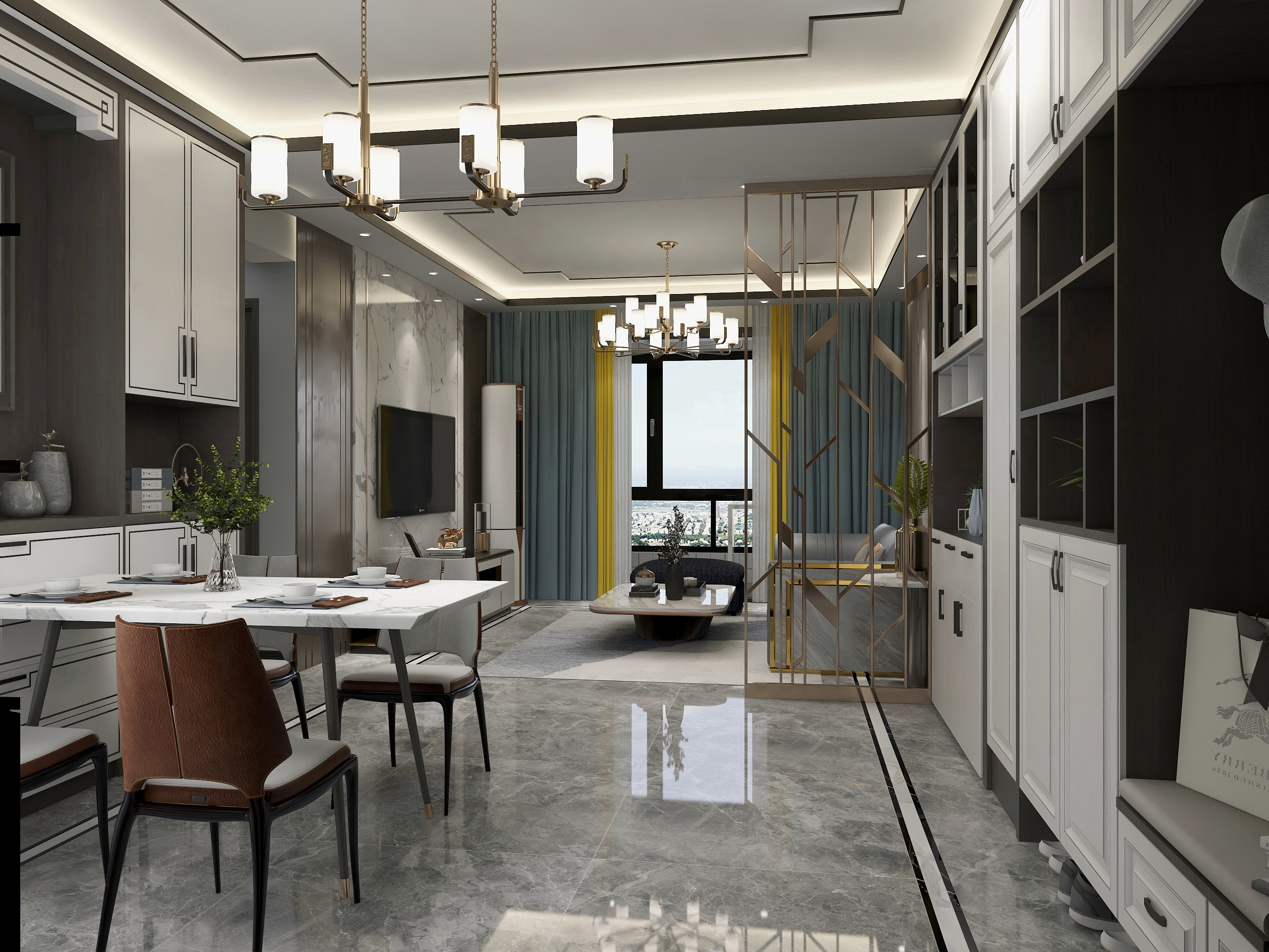 高格空间设计-新中式轻奢系列-装修设计方案