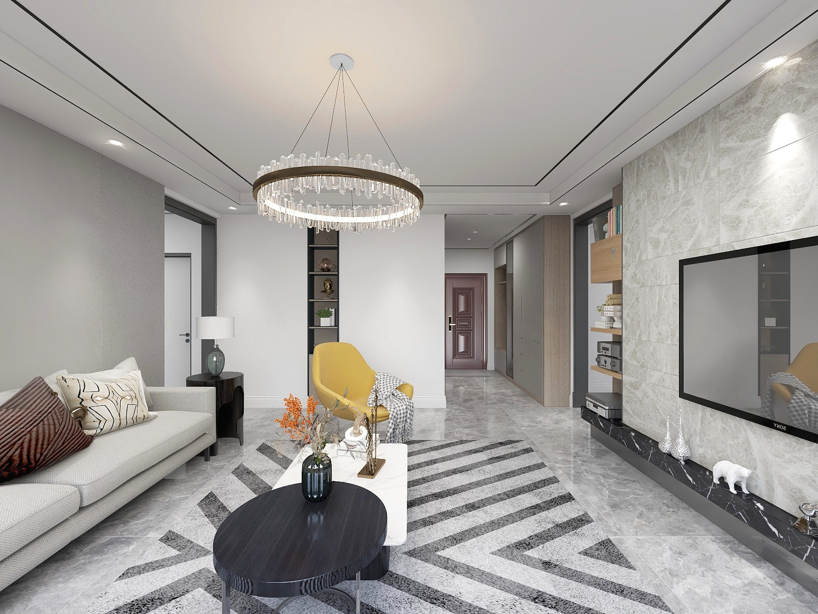 贾力祥-锦贤名苑1号楼1单元东户（1号家）装修效果图