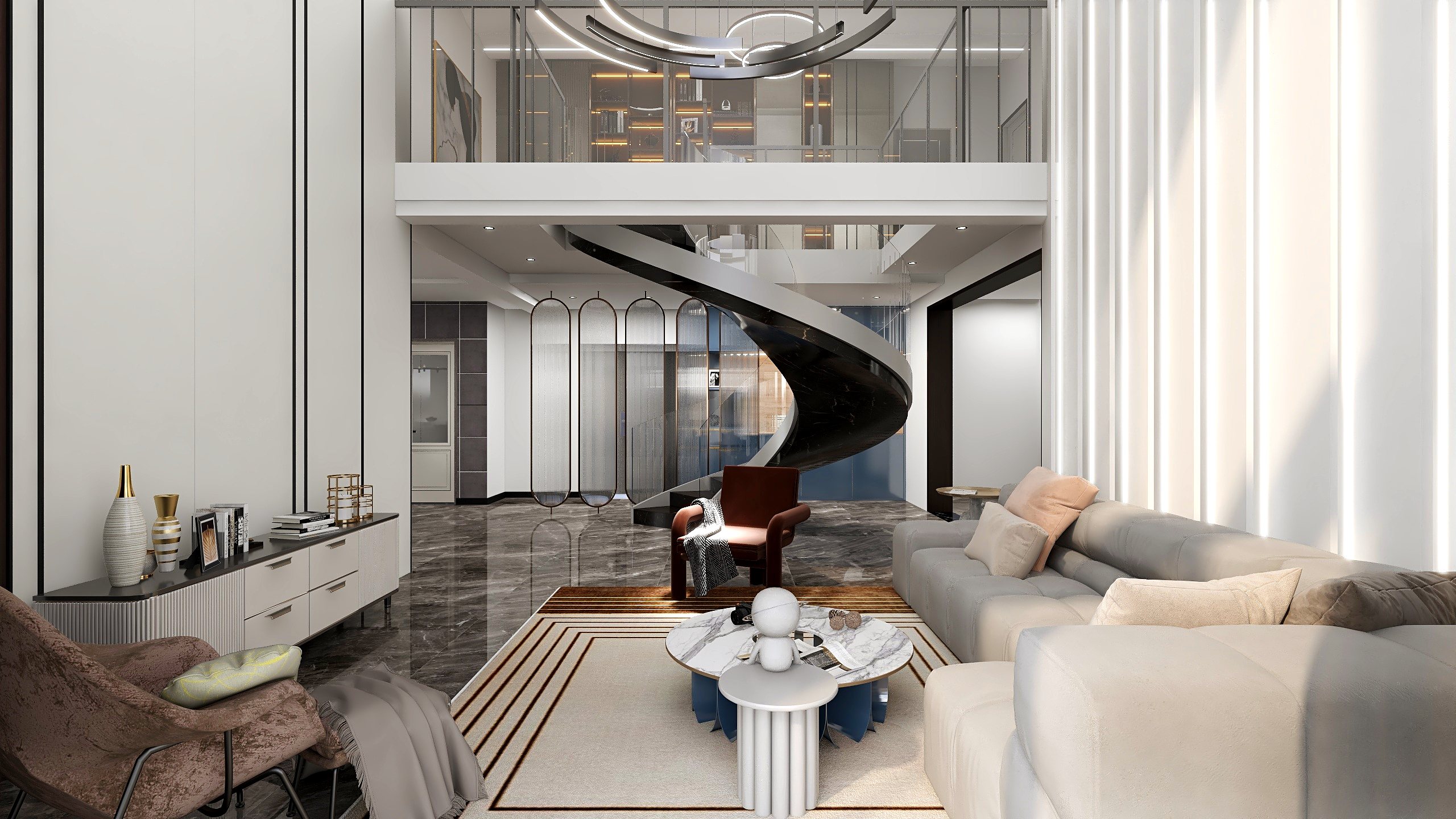 中尤上海设计事务所-现代简约装修效果图