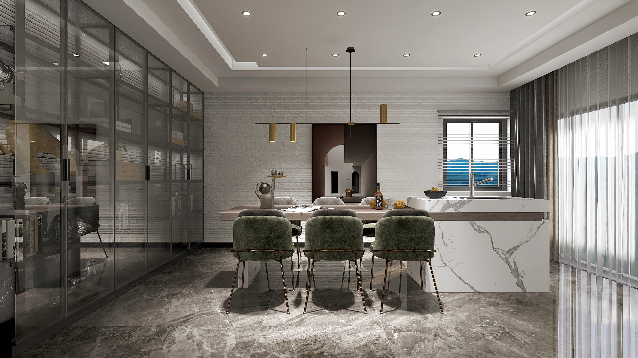 中尤上海设计事务所-现代简约装修效果图