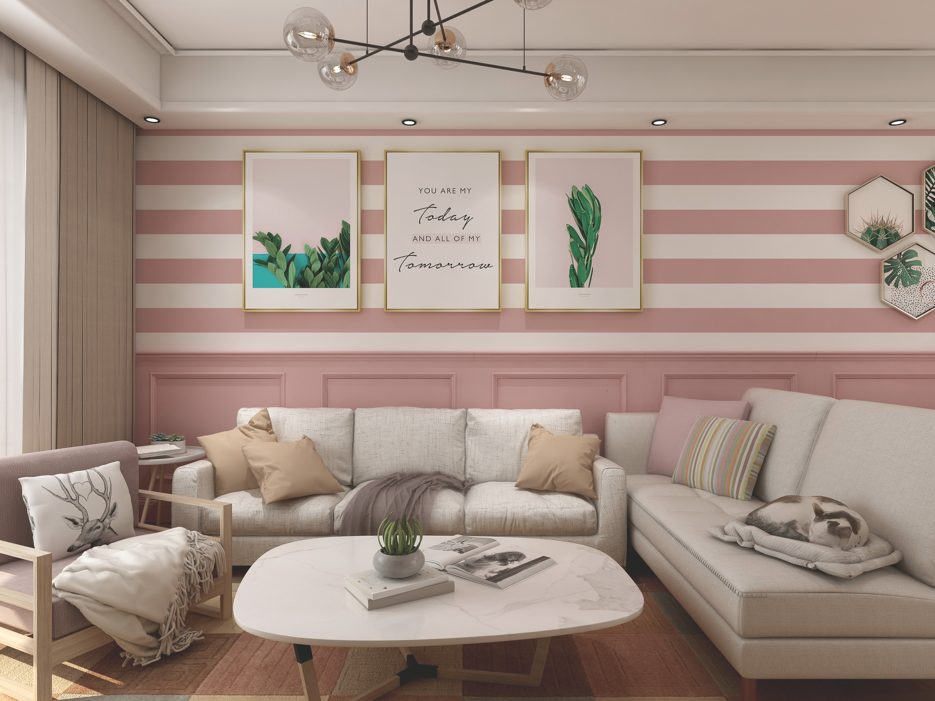 那蓝真天-海德公园北欧情调装修效果图