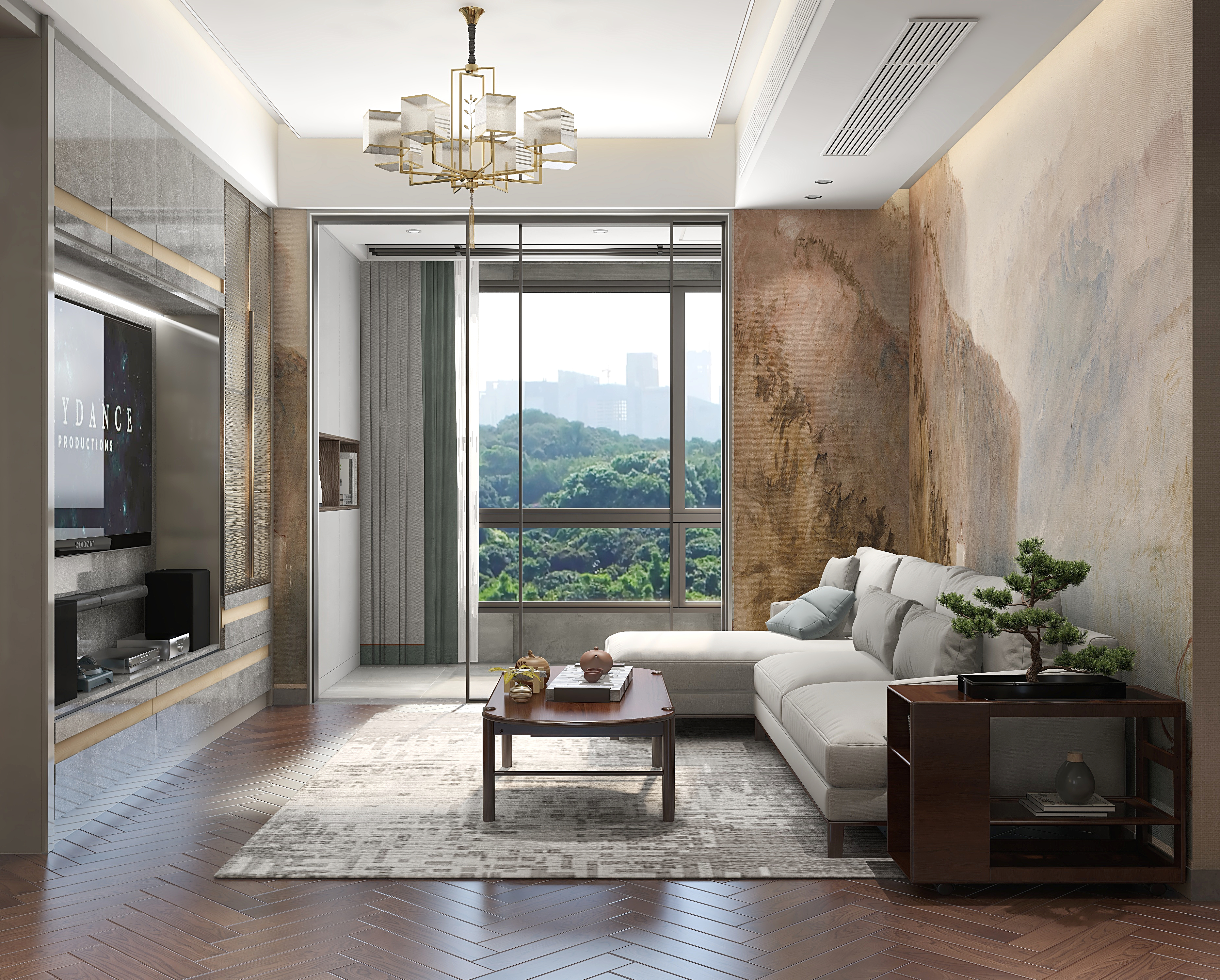 黄建-《吉祥》新中式|88平米小户型装修效果图