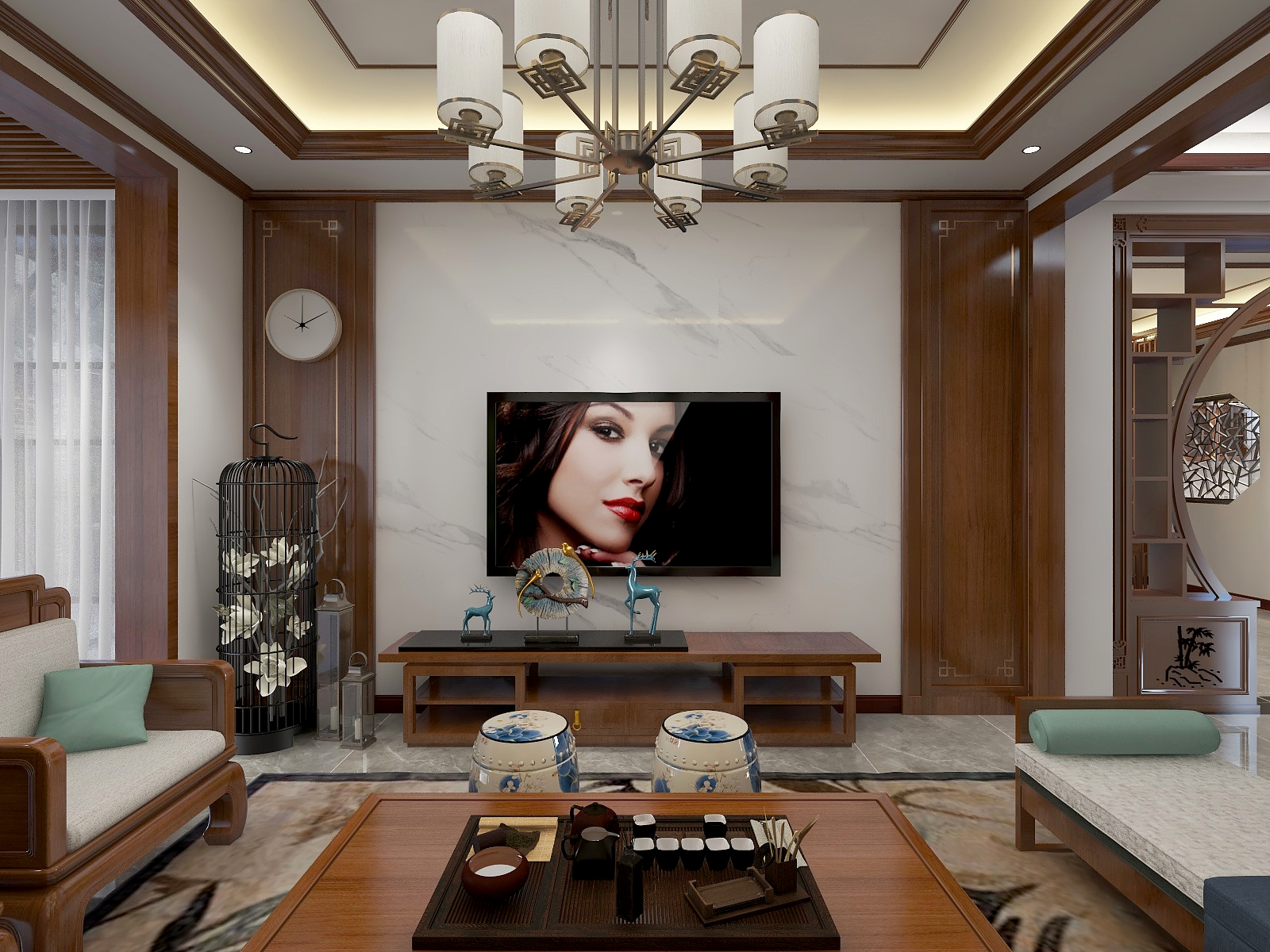 贾力祥-古韵华庭-残章装修效果图