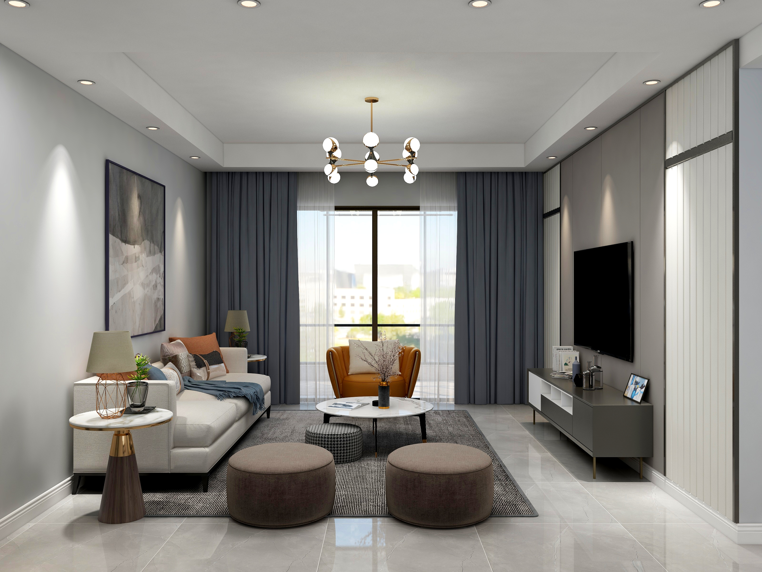 小琴琴的护花使者-中梁天御 墙体图-装修设计方案