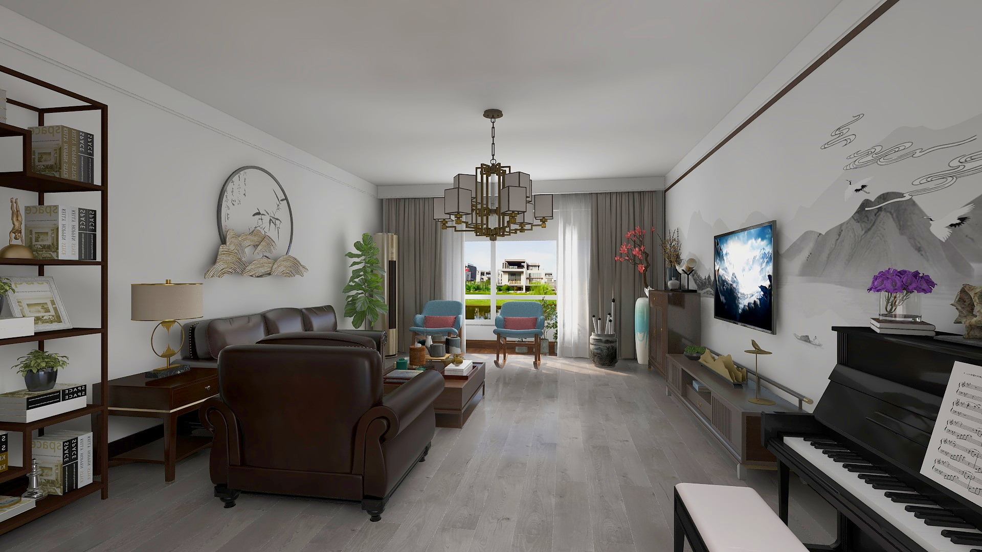 保定魏浩博-宜家花园-客厅-装修设计方案