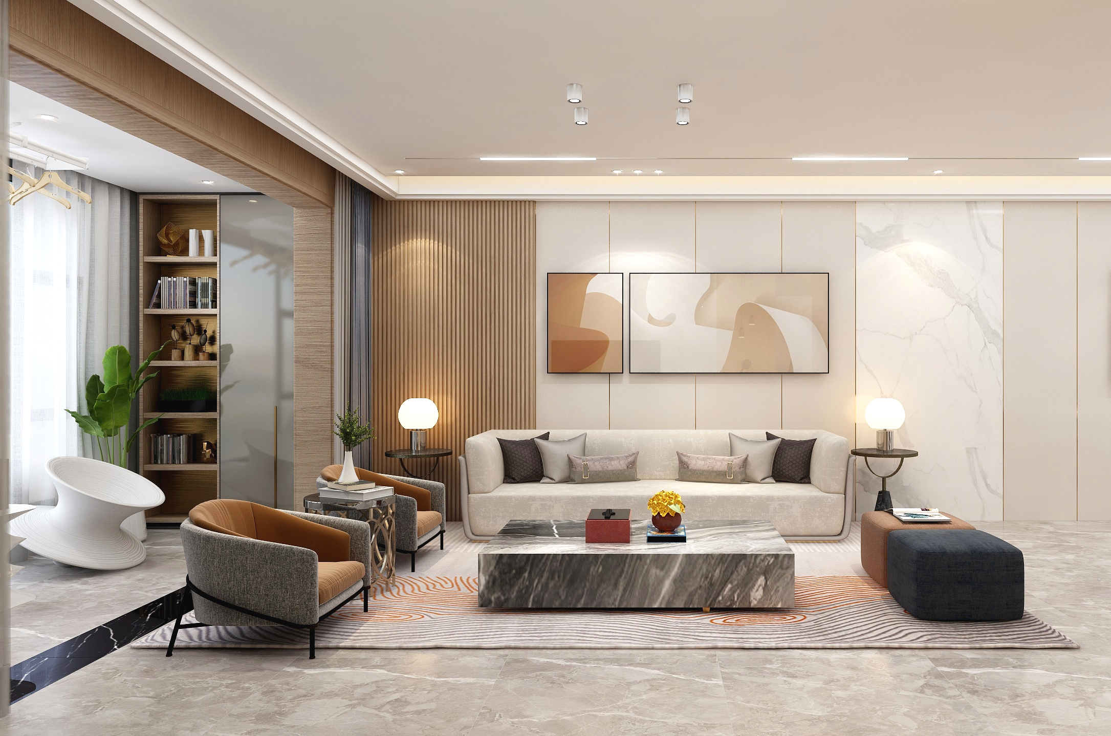 鲁玉兴-现代简约装修效果图