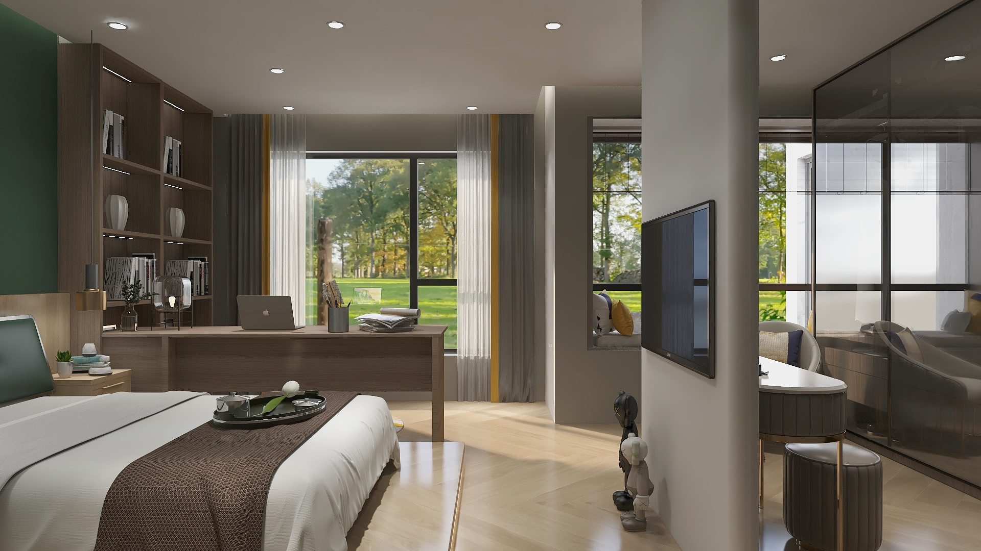 野境界-现代北欧风格无主灯设计-装修设计方案