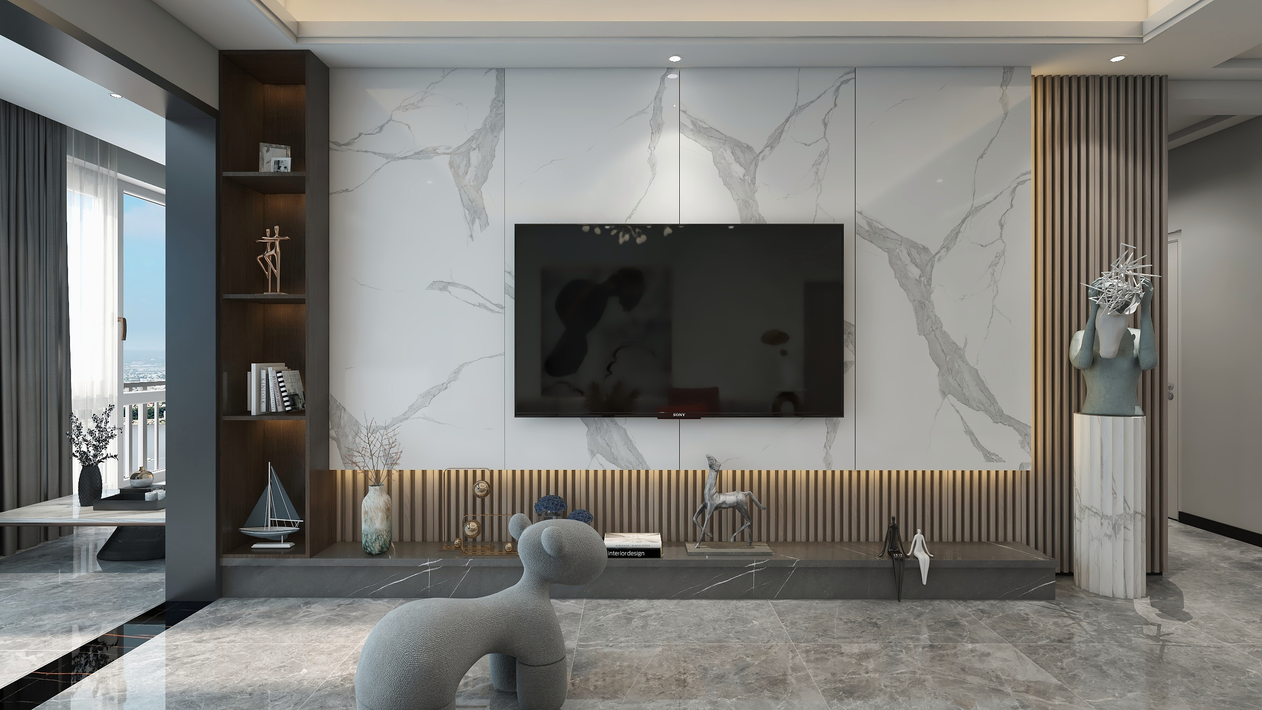 叁与设计工作室-江南水乡180㎡-现代轻奢风格-装修设计方案