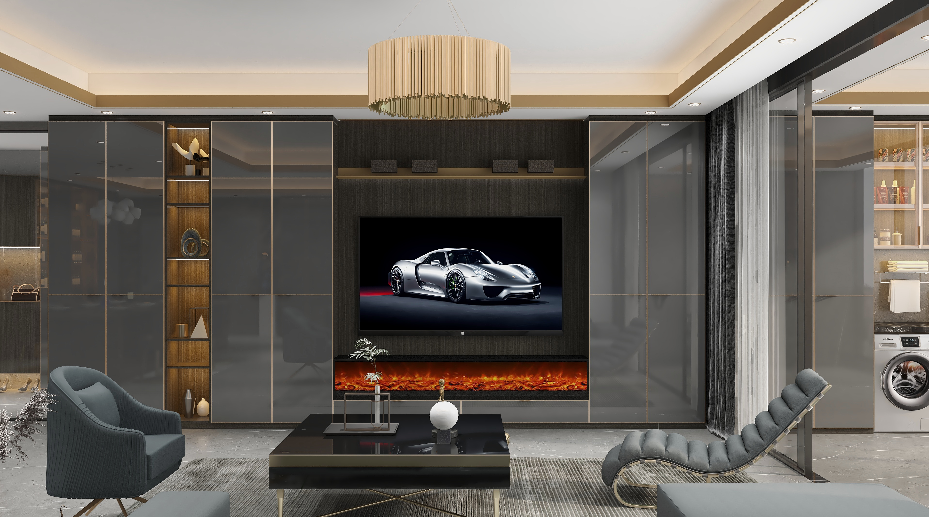 布凡设计的智慧门店系统-新轻奢《法彼雅诺系列》-装修设计方案