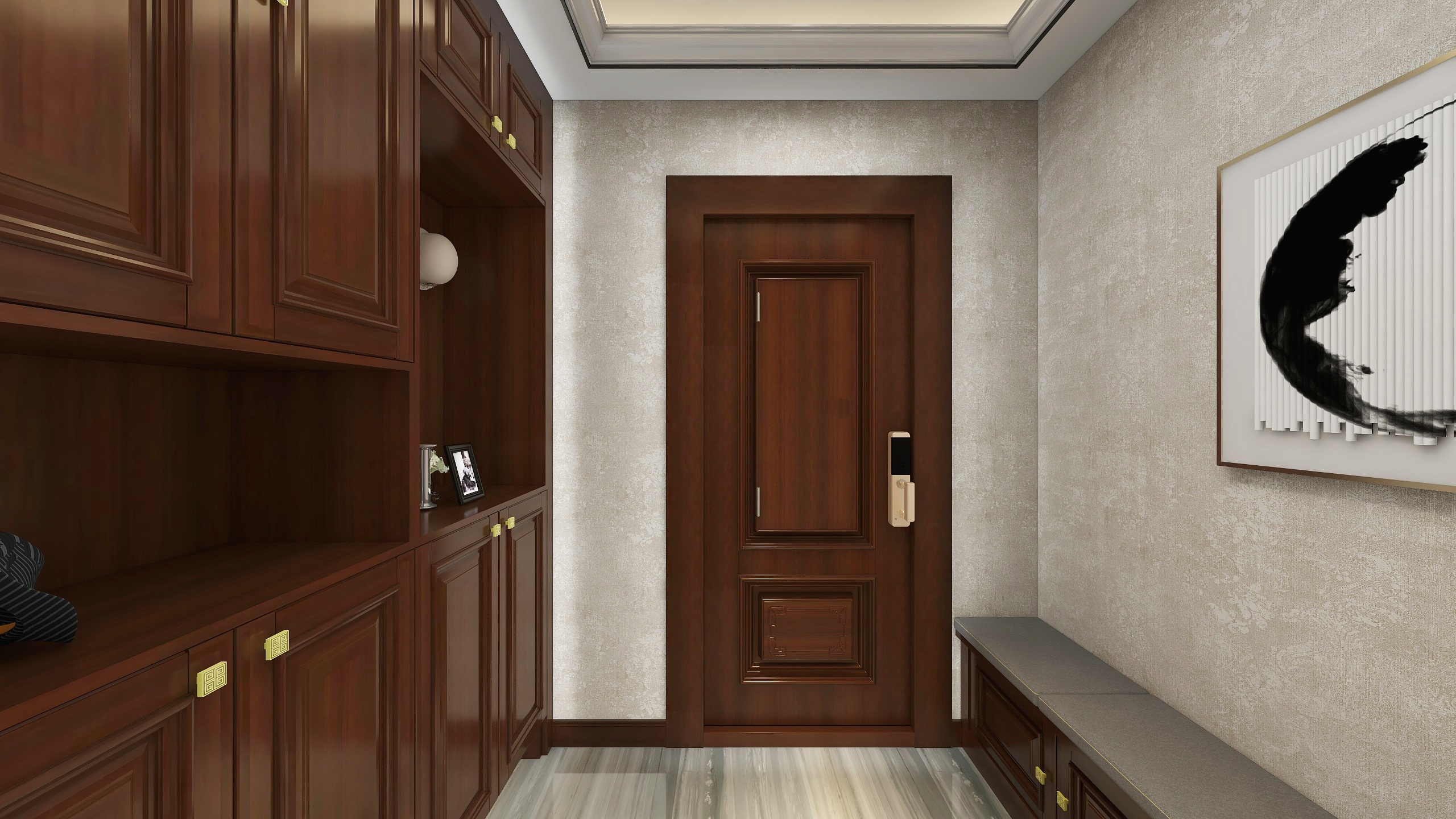 空间规划师徐振伟-新中式三居装修效果图