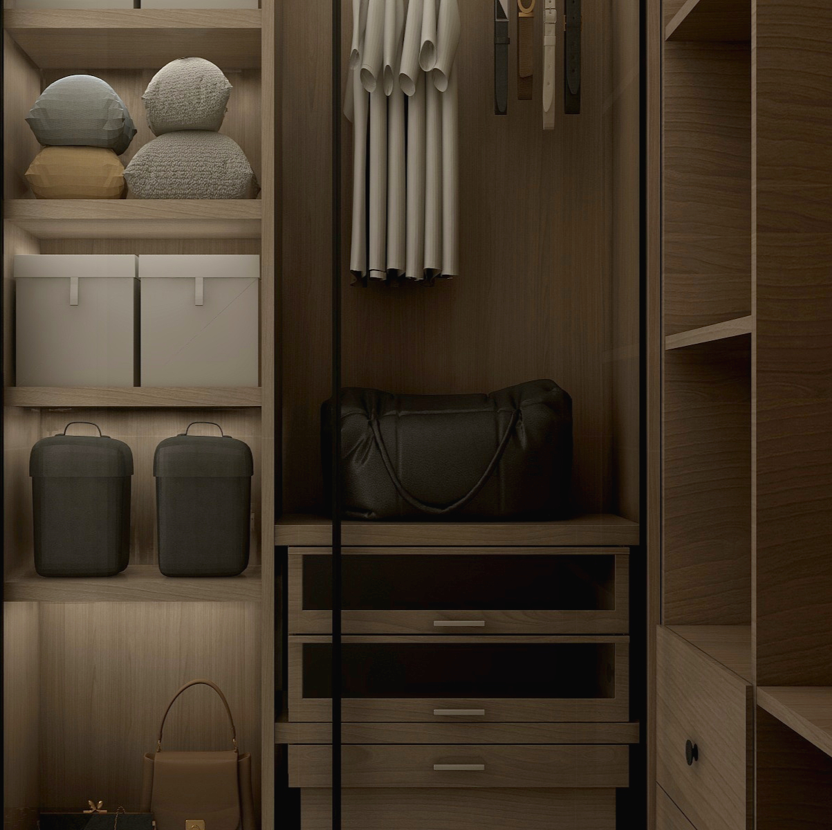 张旭-『我的倔强』平层65平|现代简约装修效果图