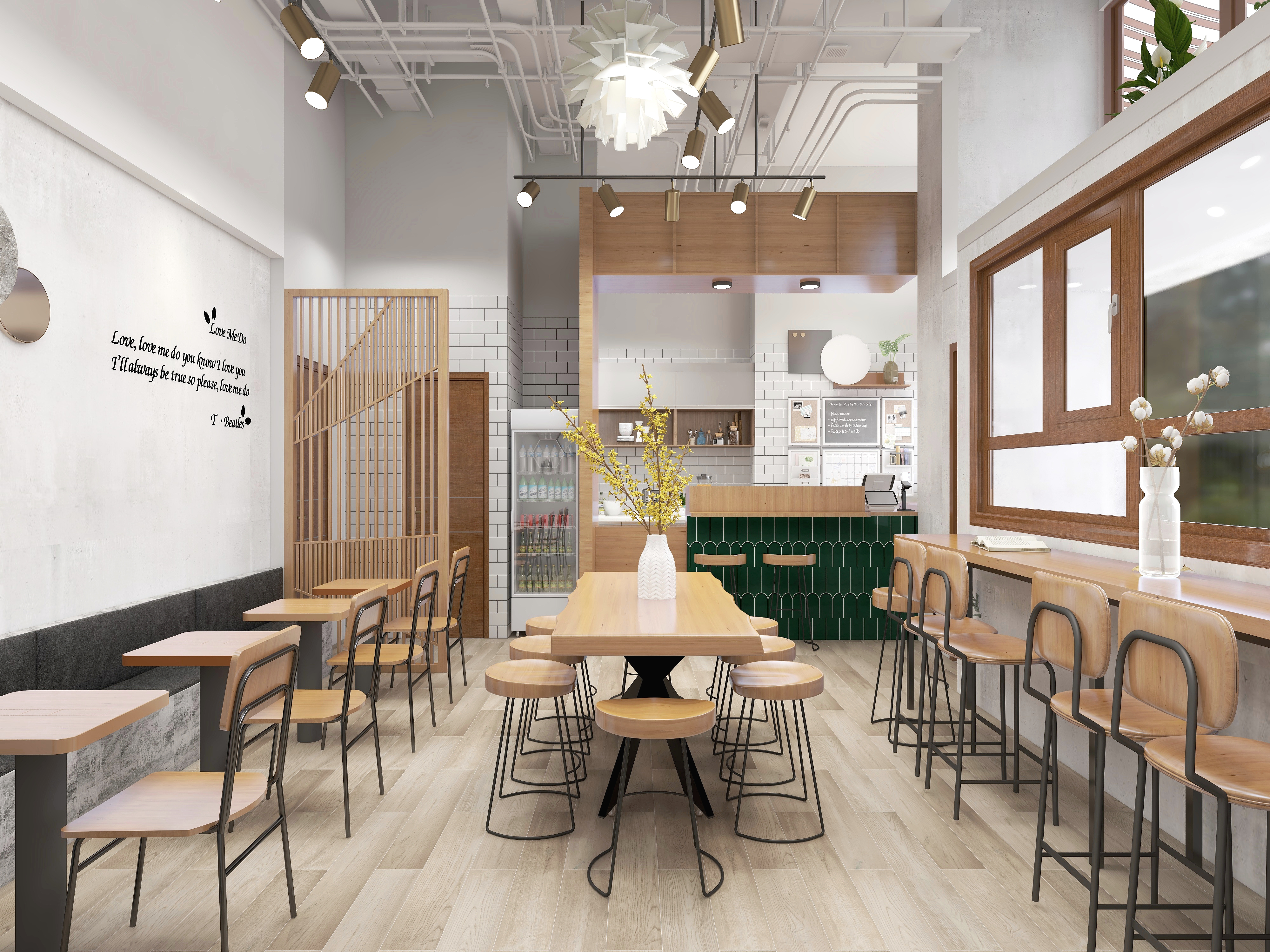 项目制作账号001-咖啡馆效果方案-装修设计方案