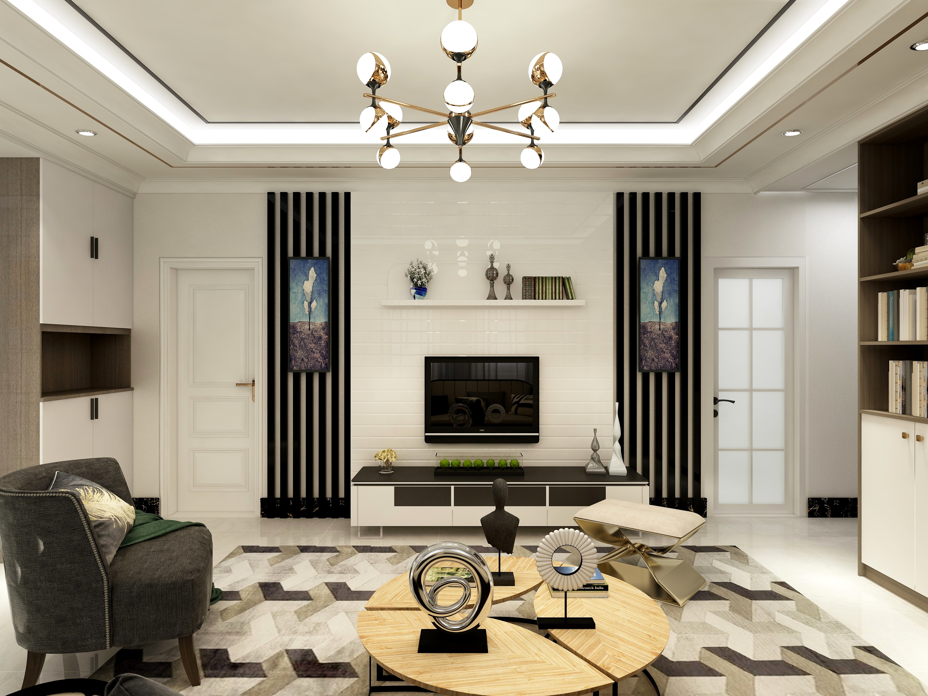 孔令明KLM-北欧客餐厅-装修设计方案