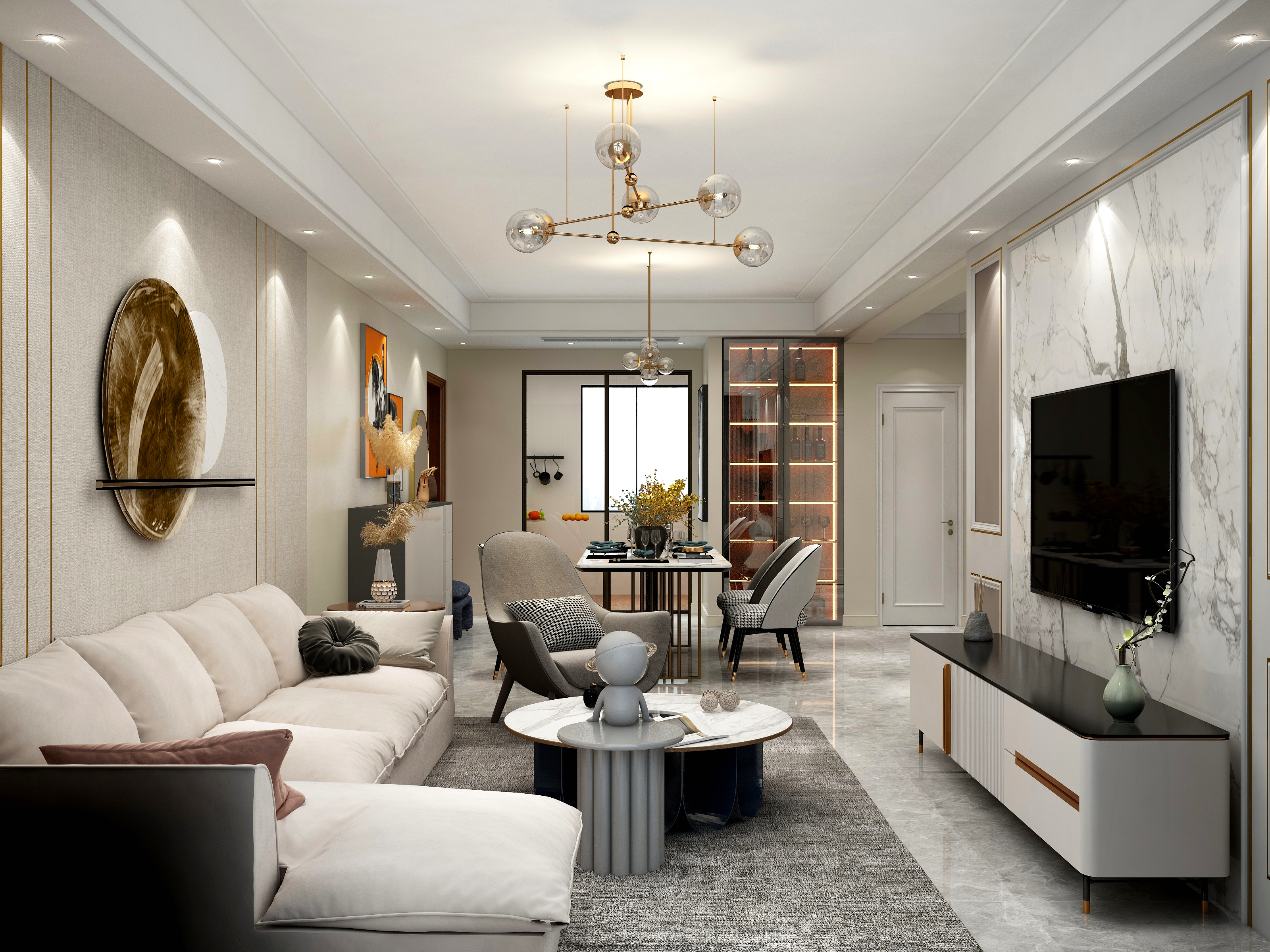 创作者张羽-华林府《三室105》-装修设计方案