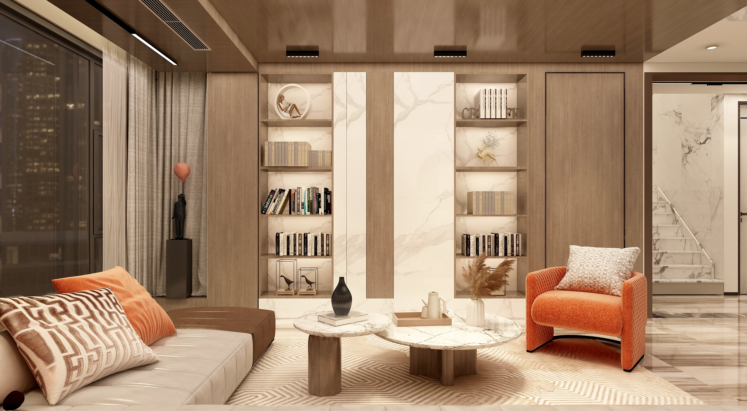 雨夜烧火-碧桂园珑悦-100m²装修效果图