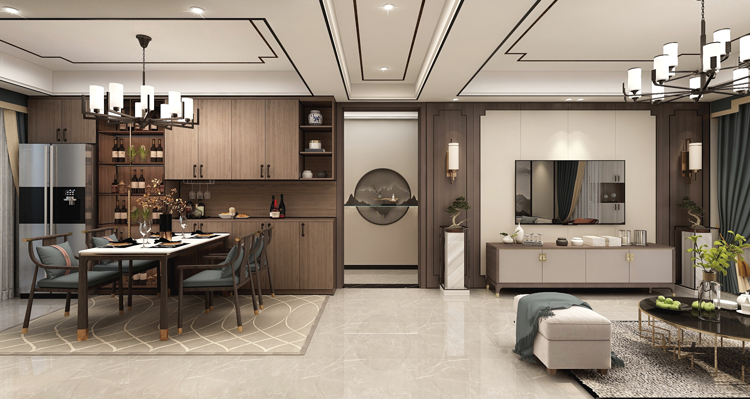 全案设计-陈山-上院户型2东户新中-装修设计方案