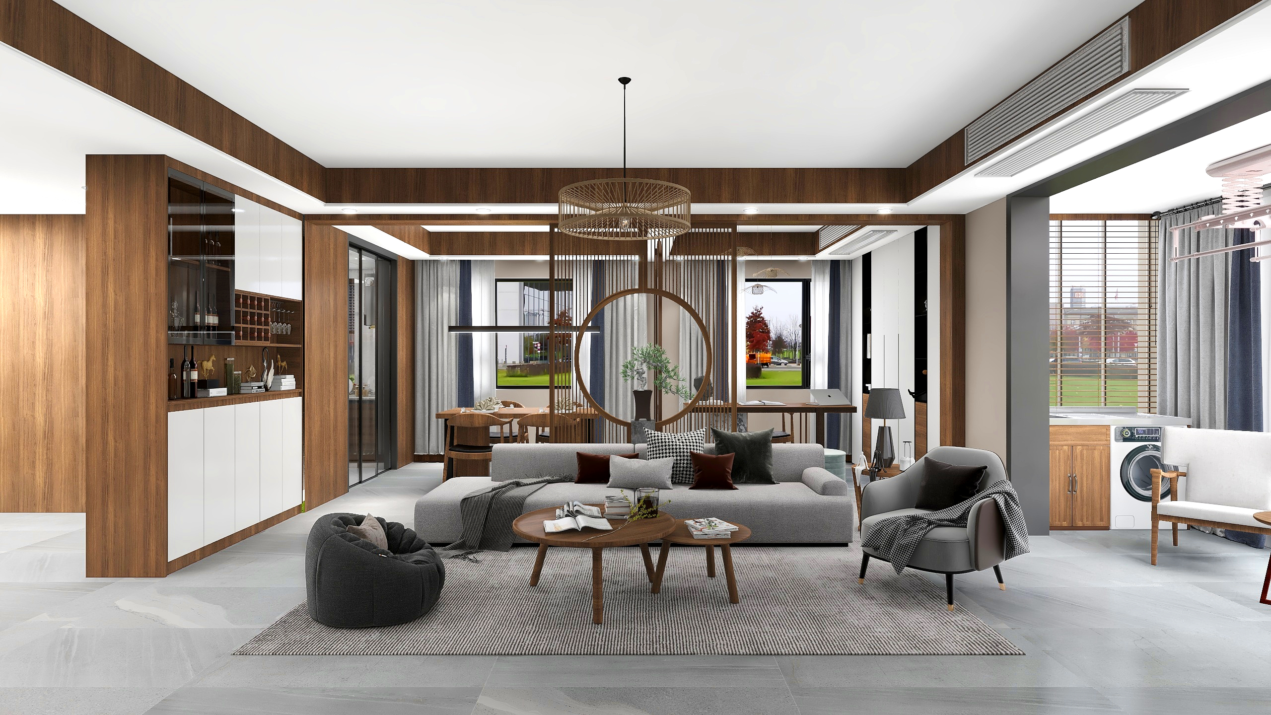 MrZstar-云水山居-143m²装修效果图