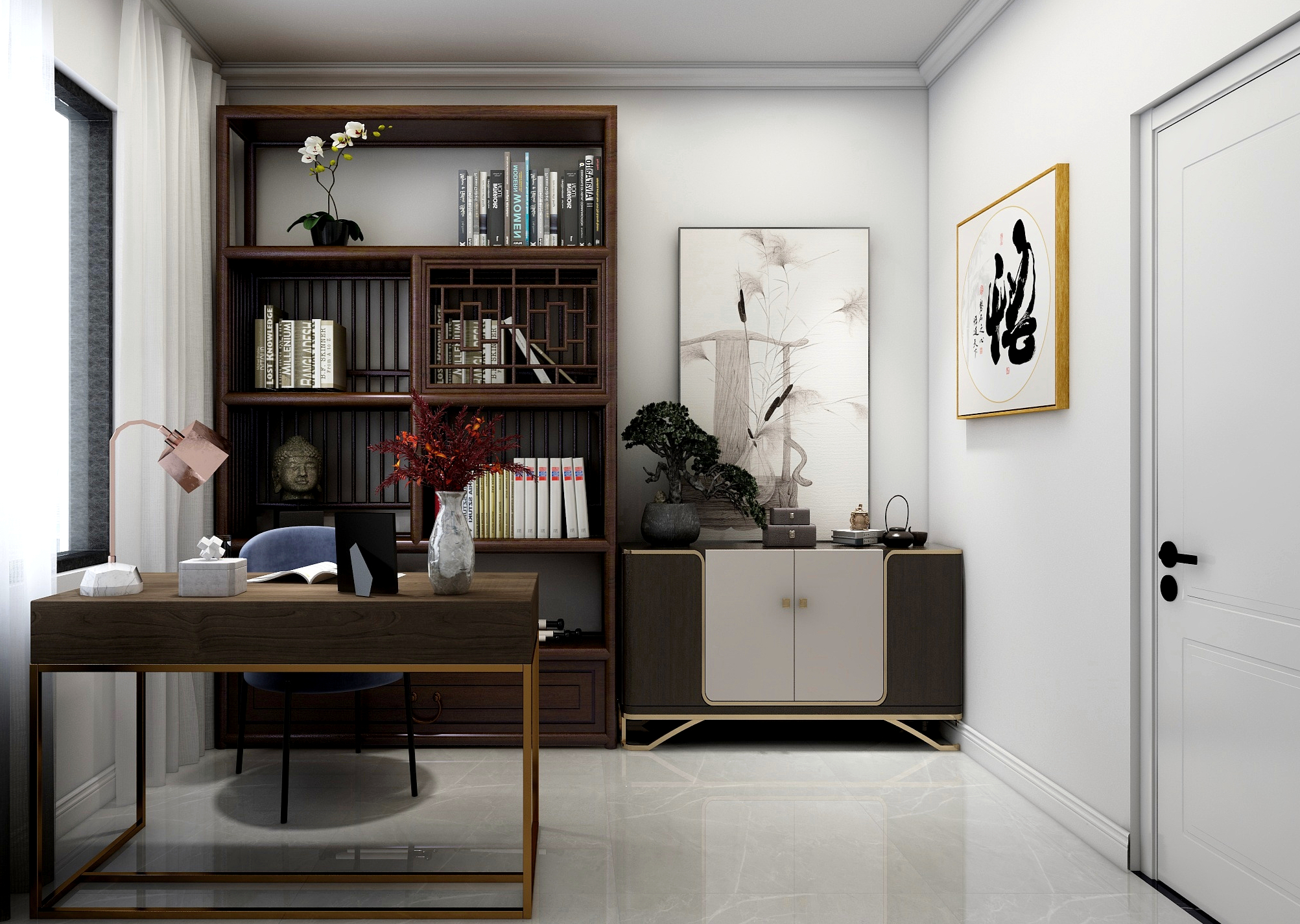 德普middot装饰-北欧三居室107平装修效果图