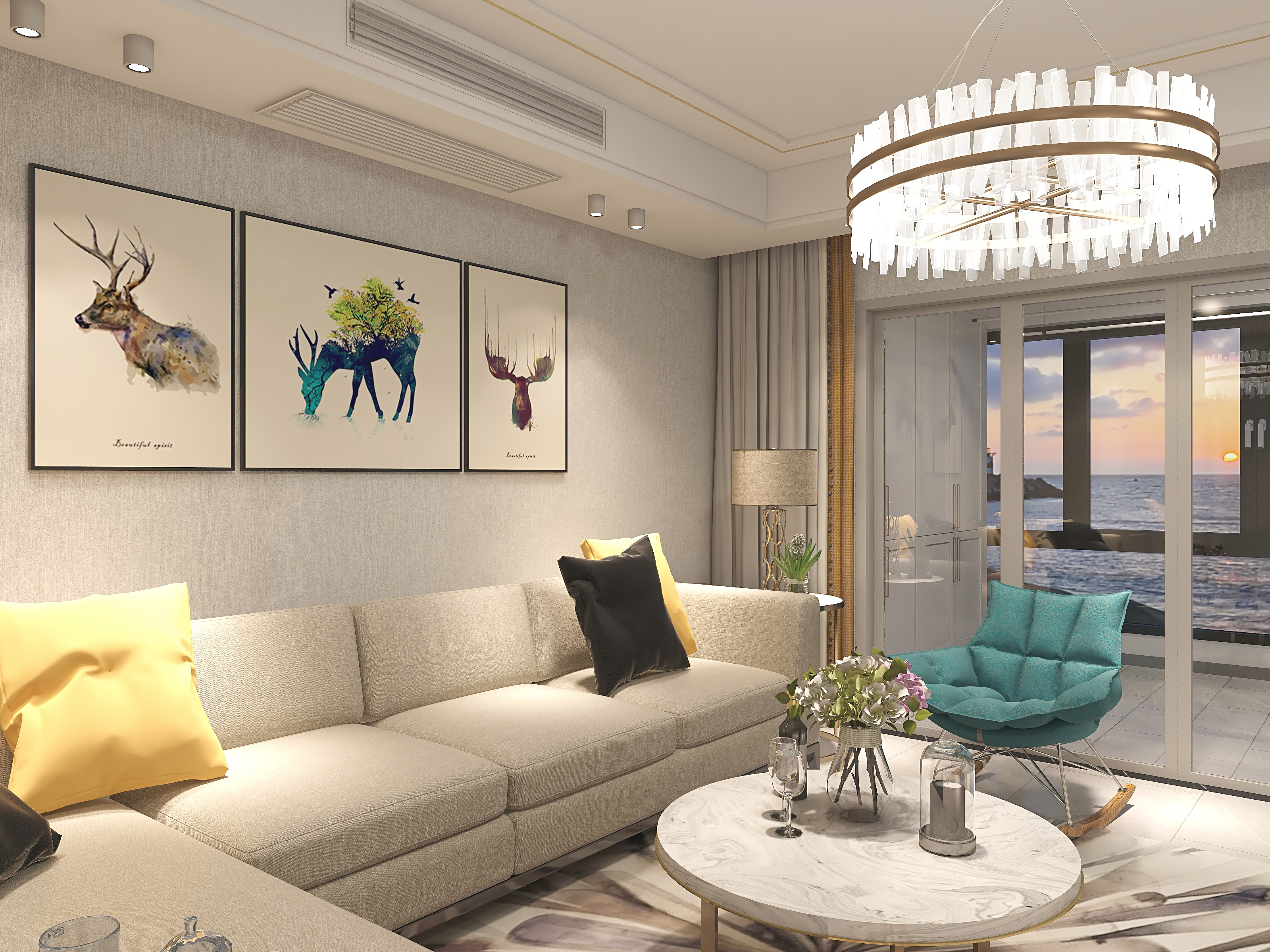 RainbowPnqo-现代轻奢——暖色系-装修设计方案