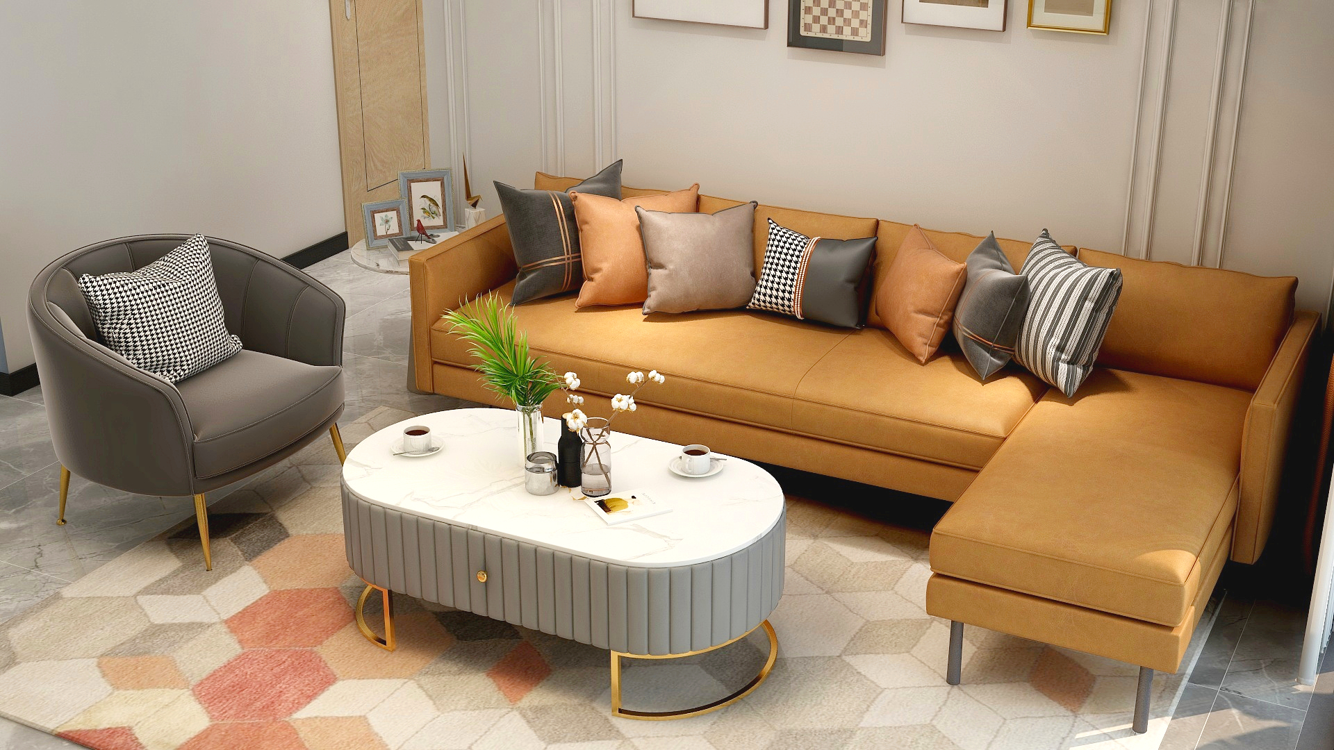 子粲设计-柯柯雅居-复古北欧-装修设计方案