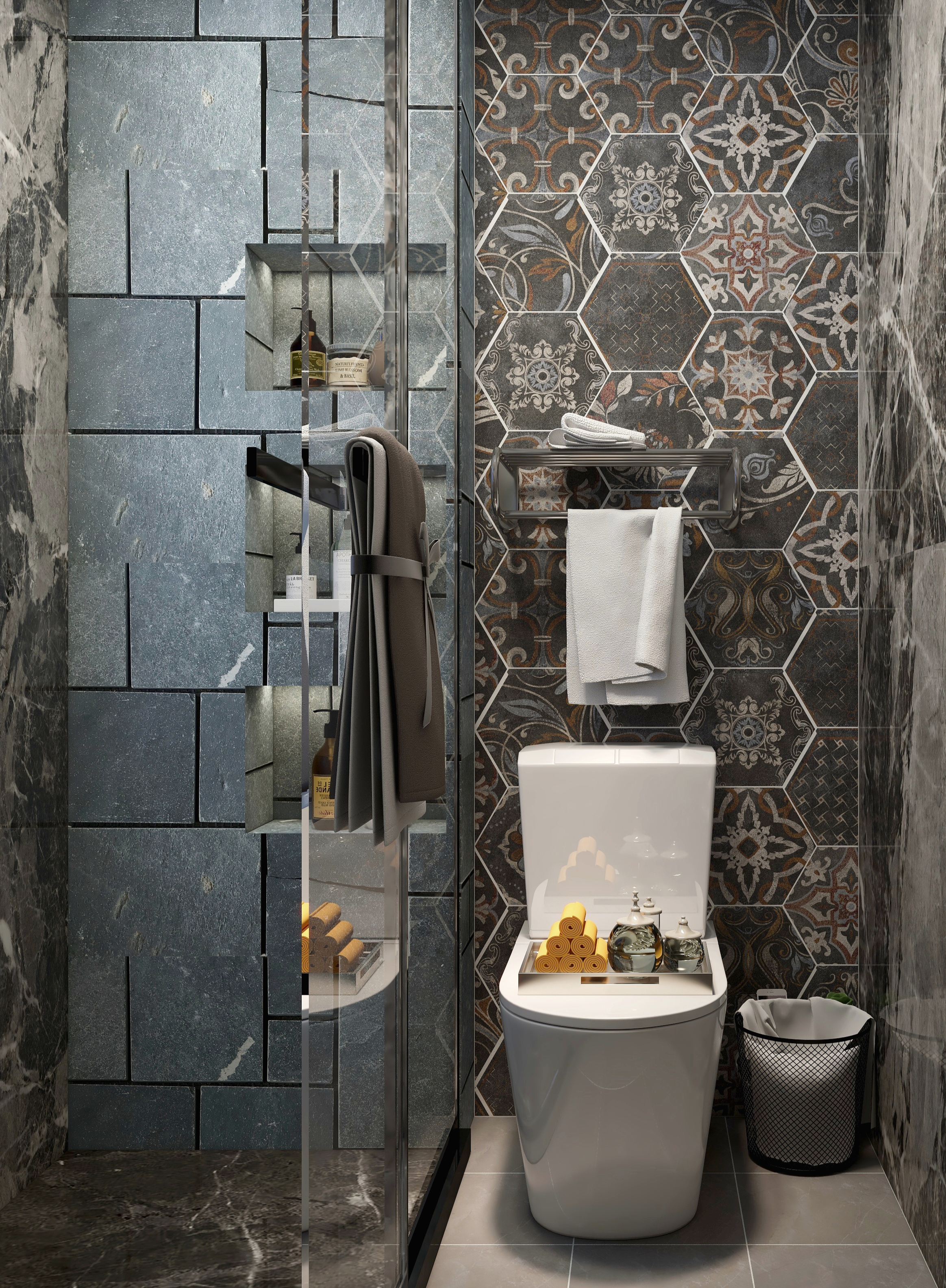 王通-后现代三居室装修效果图