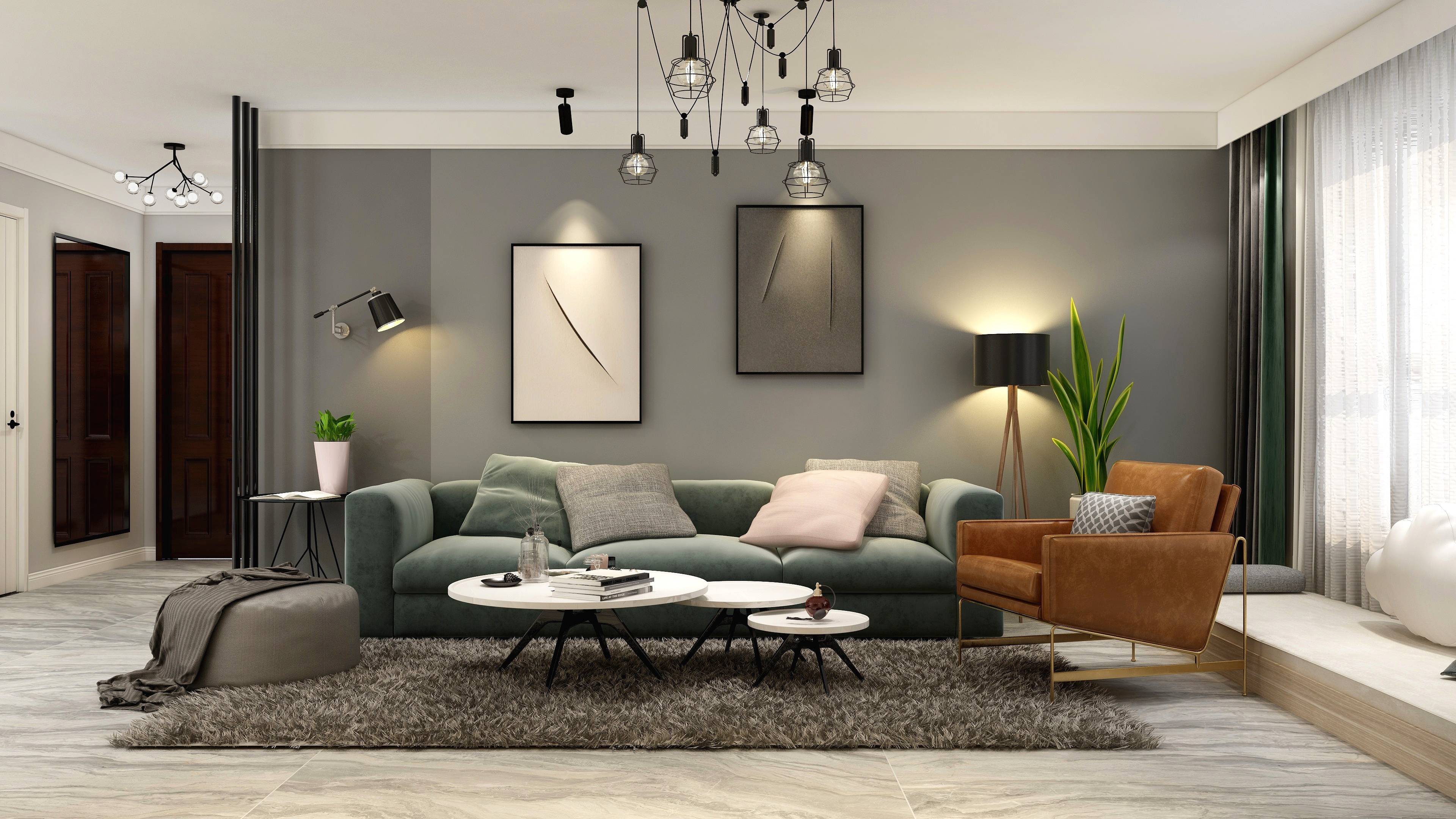 王思力-银川-海亮国际-现代风格装修效果图