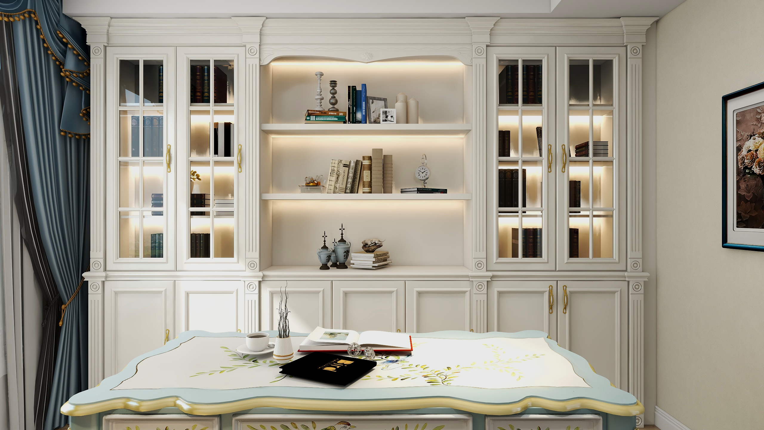 沮渠蒙逊-欧式装修效果图