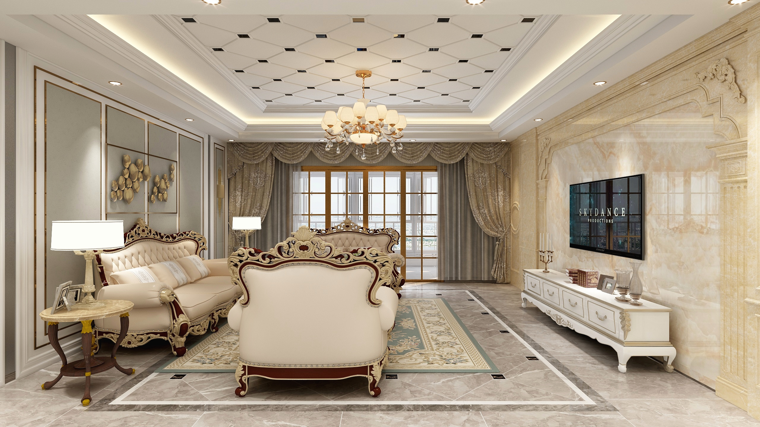 华仔设计-碧桂园翡翠华府装修效果图