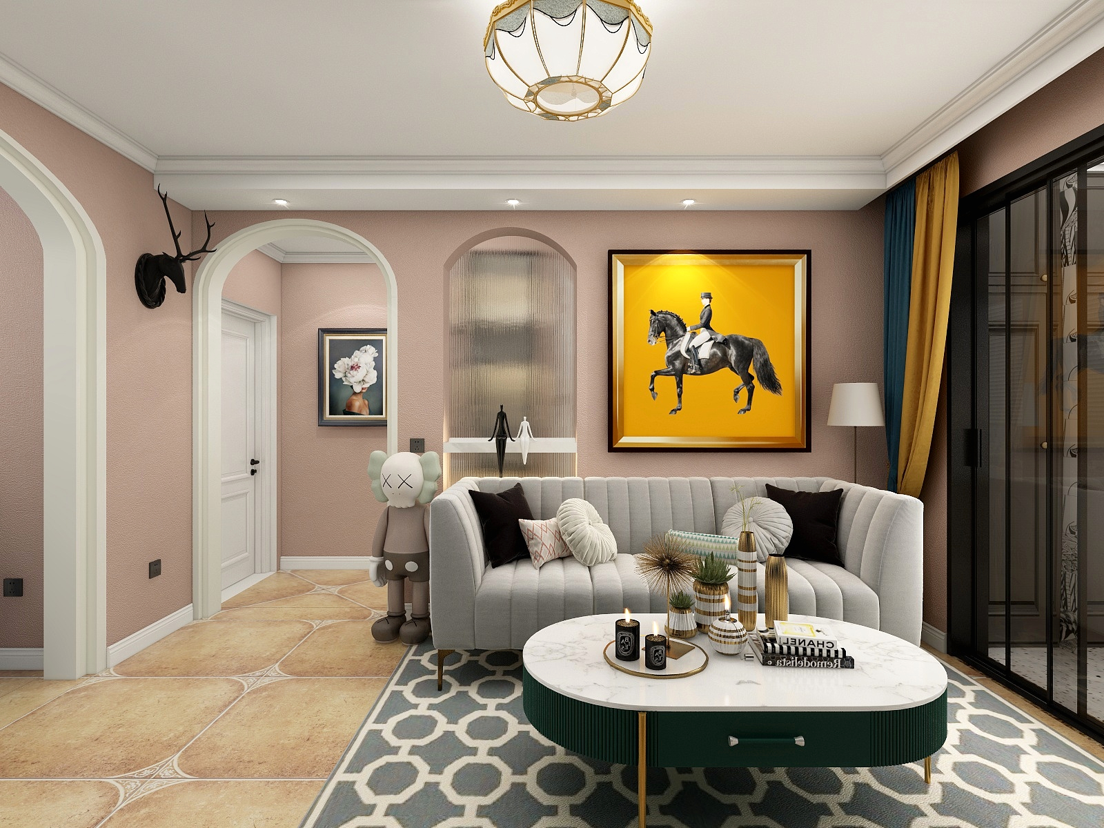 LCS13120306781-简美小清新-色彩碰撞-装修设计方案