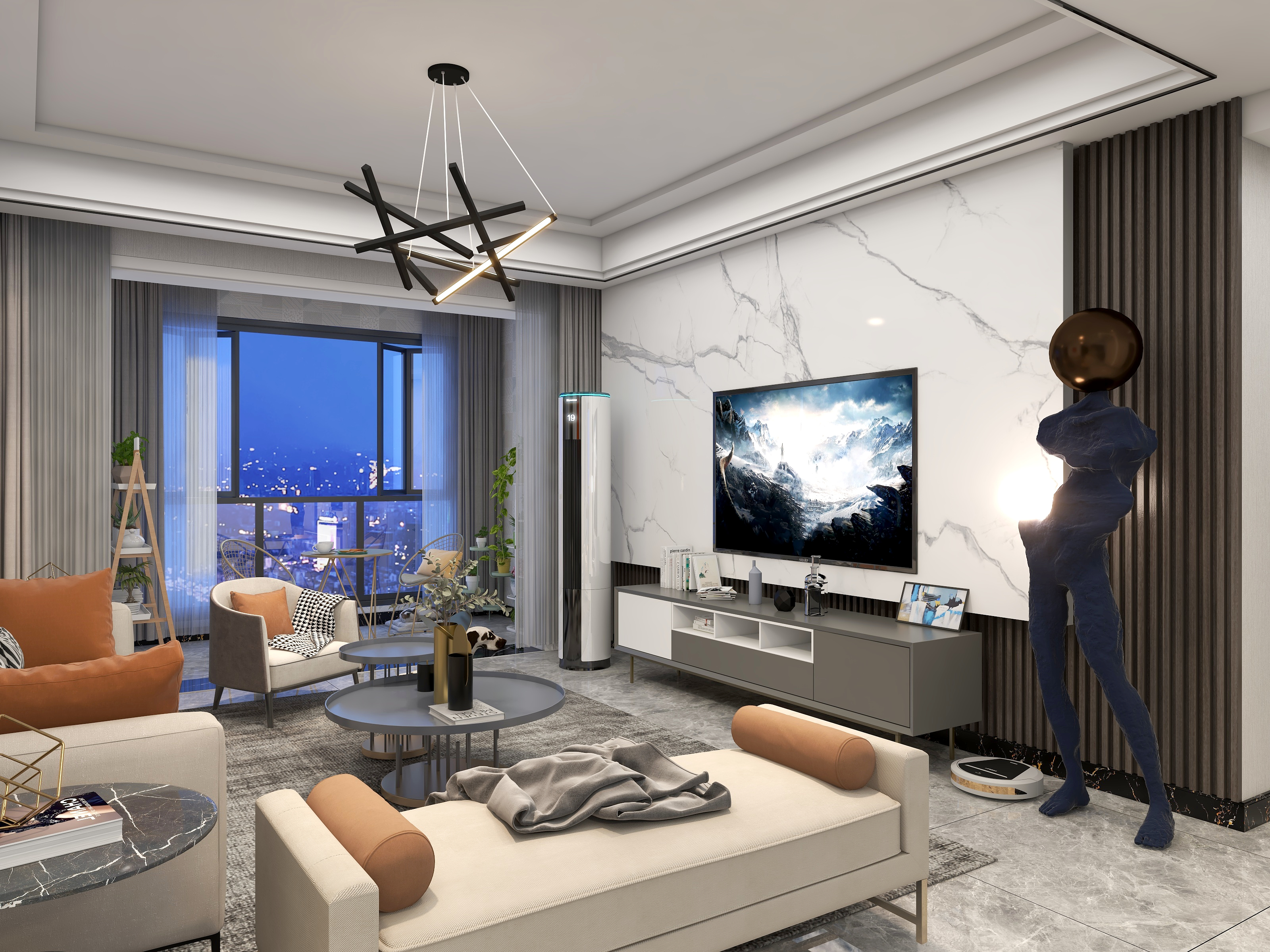 SirLiu-唯念空间-《新天地》装修效果图